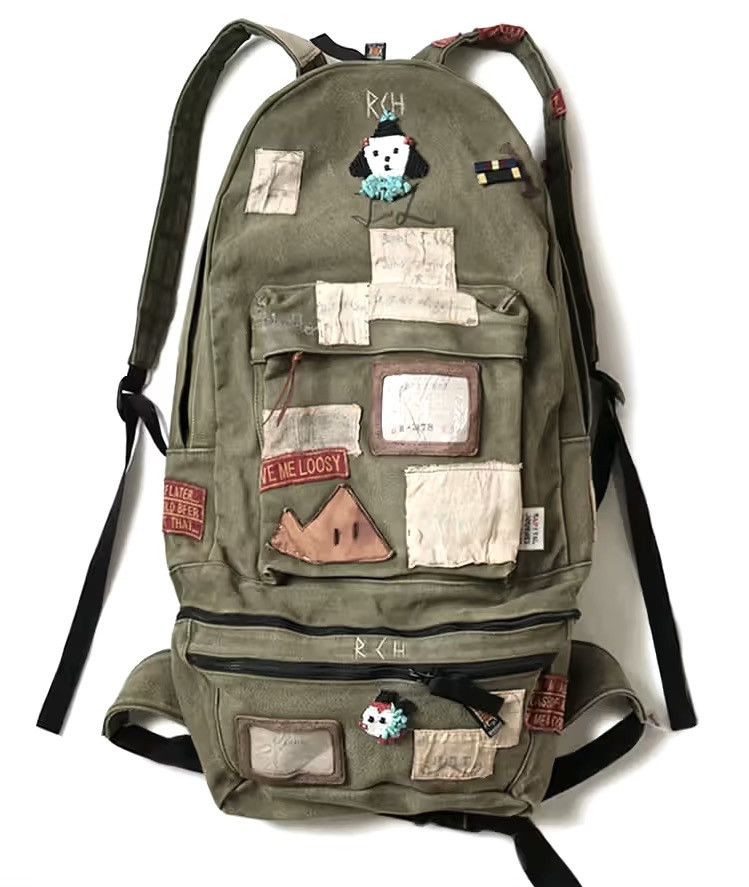 Kapital Kountry Kapital No. 4 Canvas Two-In-One Military Backpack (Remake) Size ONE SIZE - 2 Thumbnail