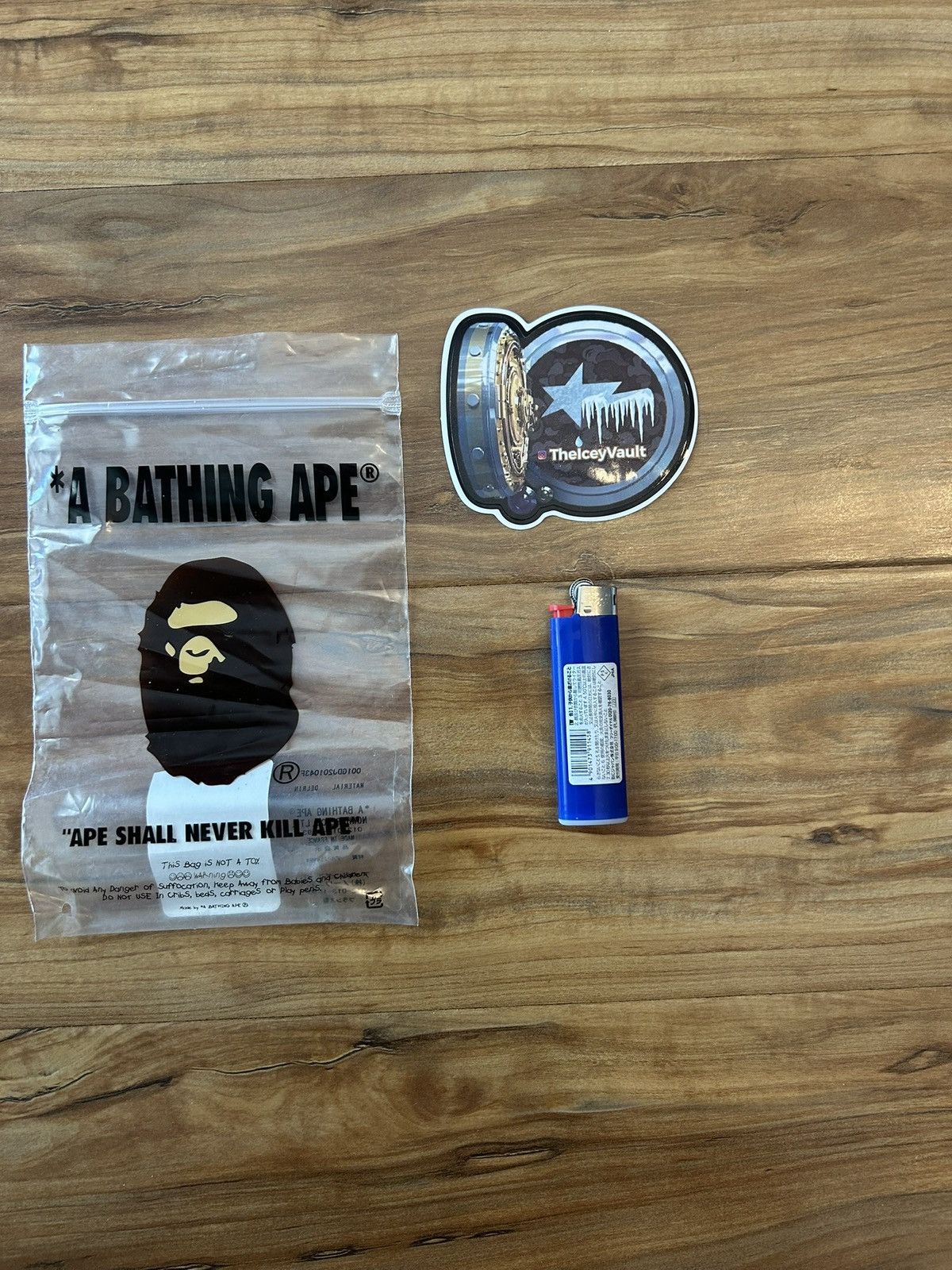 Bape NEW Bape Blue Camo Slim Bic Lighter Size ONE SIZE - 4 Thumbnail