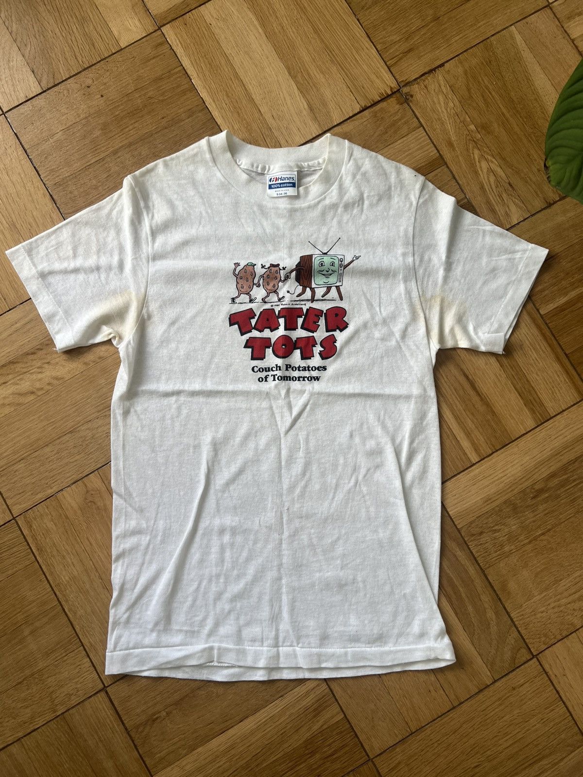 Vintage Vintage 1980’s Graphic Tee Size US S / EU 44-46 / 1 - 1 Thumbnail