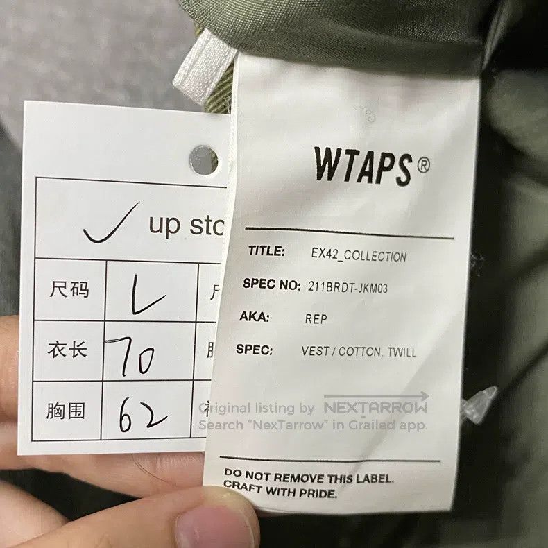 Wtaps Wtaps Workwear vest Size US L / EU 52-54 / 3 - 6 Thumbnail