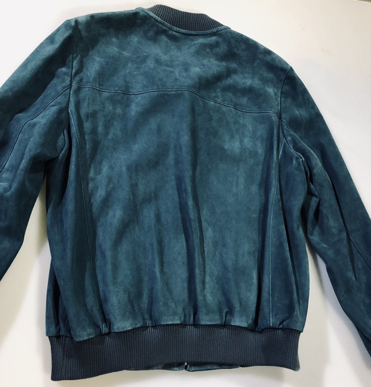 Brioni Brioni 🇮🇹 Blu suede silk lined bomber 50 NEW Size US M / EU 48-50 / 2 - 10 Thumbnail