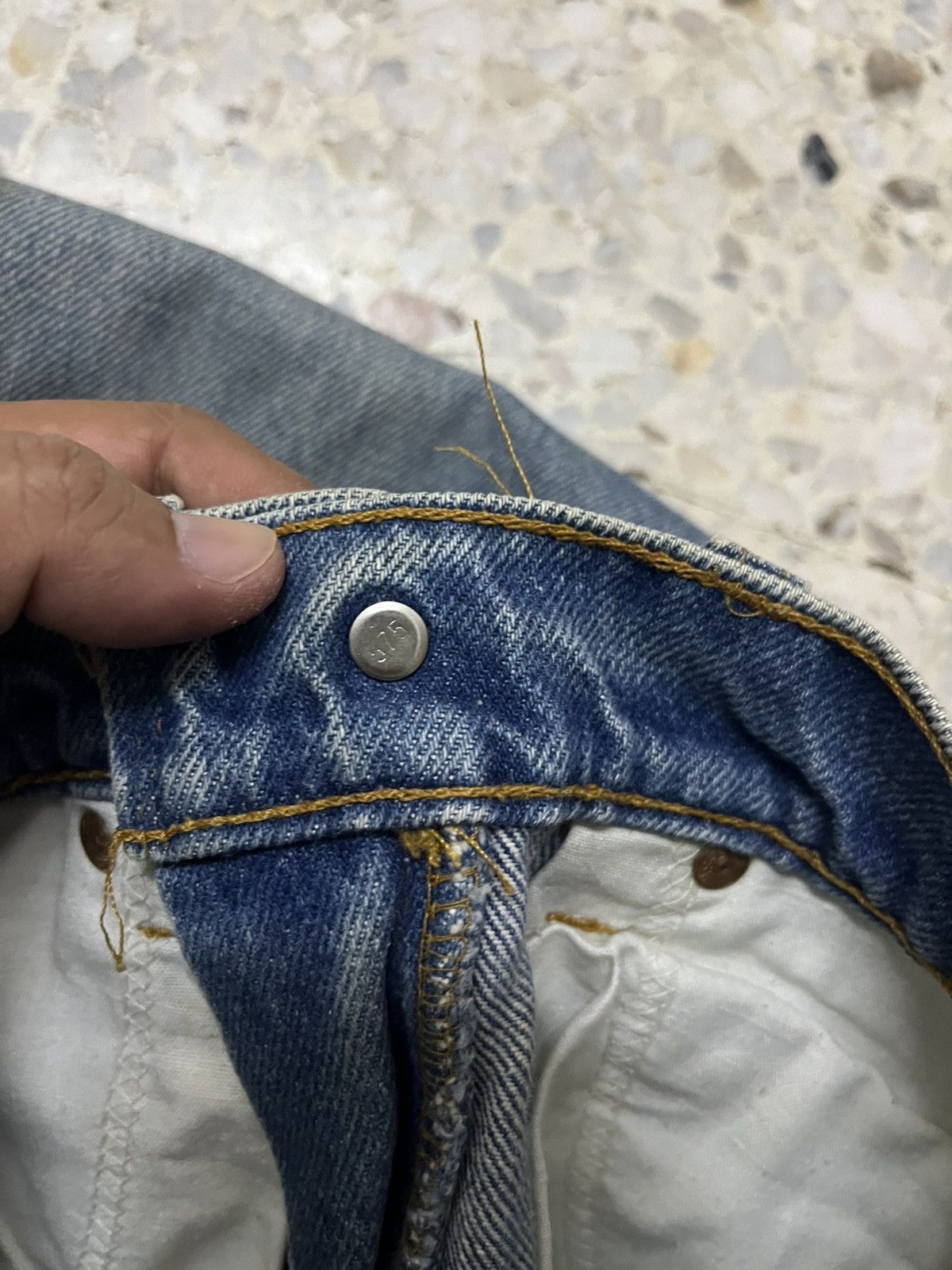 Levi's Vintage 90s Levi’s 517 distressed denim bootcut Size US 28 / EU 44 - 6 Thumbnail