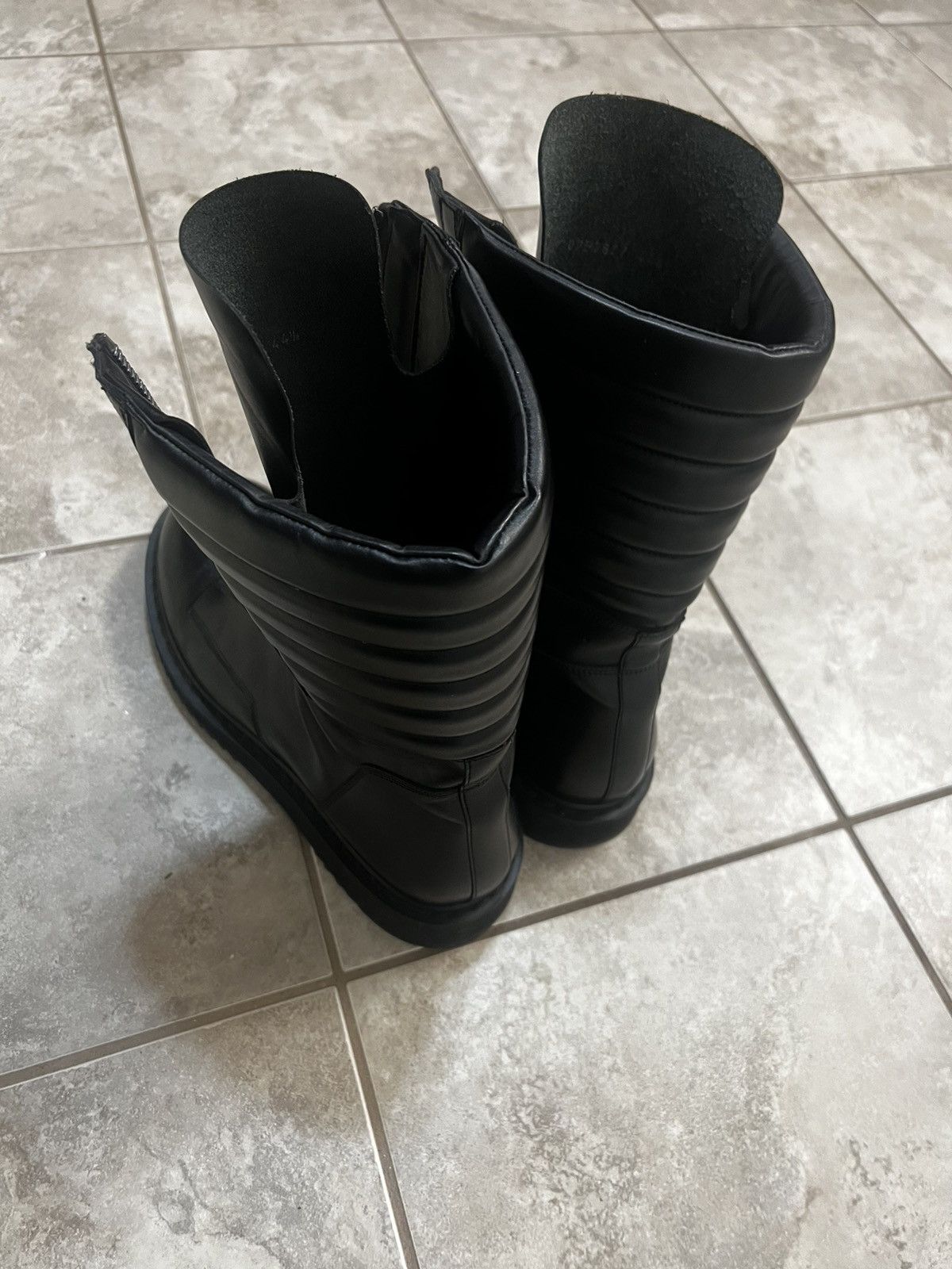 Rick Owens Rick Owens AW22 “Strobe” Basket Creeper Boots Size US 11.5 / EU 44-45 - 10 Thumbnail