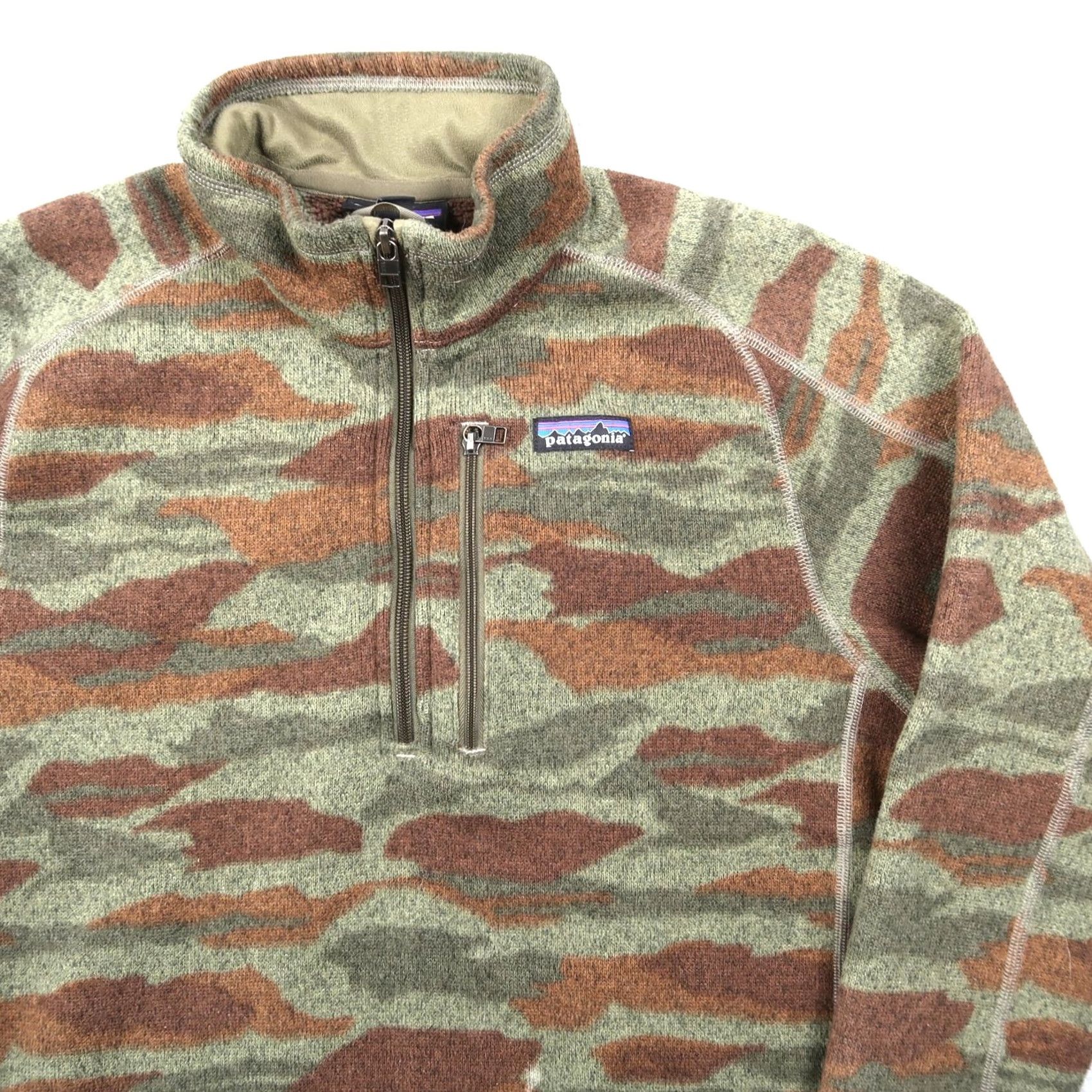 Patagonia Patagonia Better Sweater Jacket 1/4 Zip Camouflage Green Mens M Size US M / EU 48-50 / 2 - 3 Thumbnail