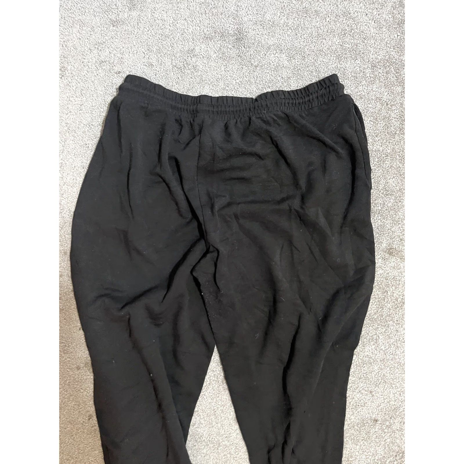Vintage Truth by Republic Jogger Pants Men L Black Tapered Casual Rayon Blend Size US 33 - 4 Thumbnail