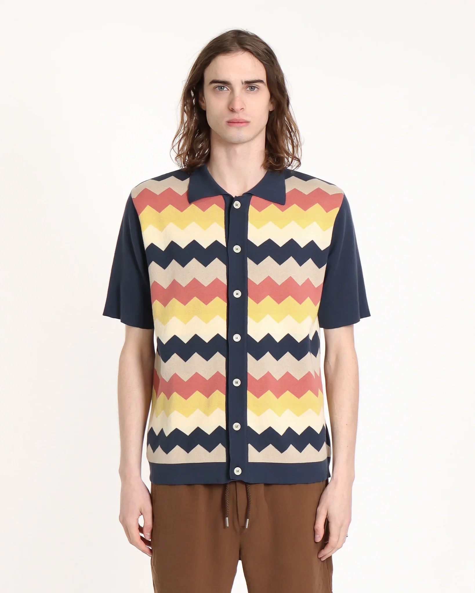 Far Afield Zig S/S Cardigan Zig Size US XL / EU 56 / 4 - 2 Thumbnail