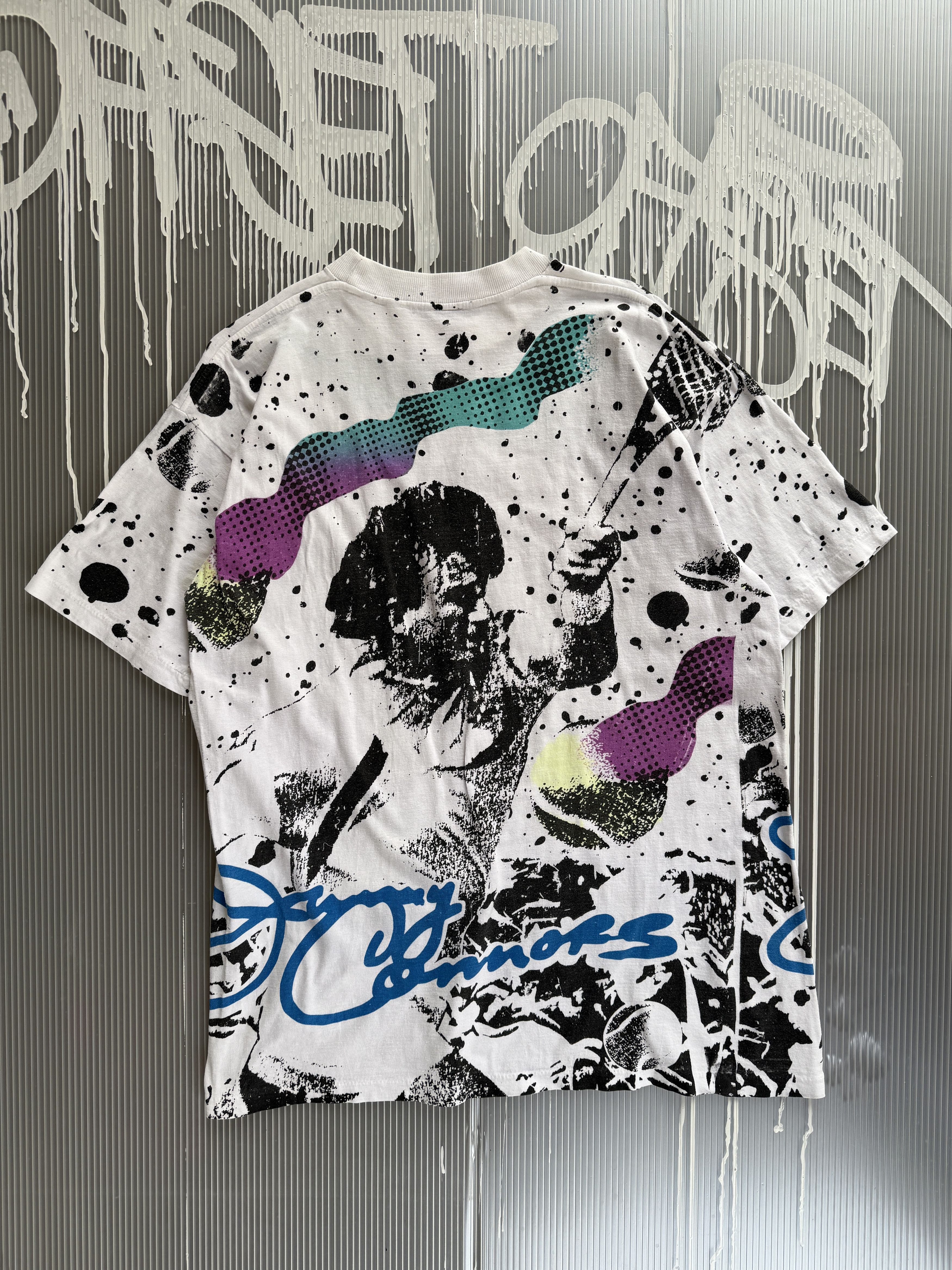 Band Tees × Liquid Blue × Vintage Jimmy Connors 90s vintage all over print t-shirt - L Size US L / EU 52-54 / 3 - 3 Thumbnail