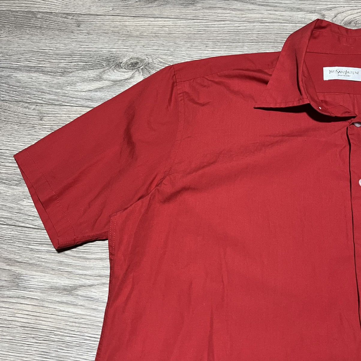 Yves Saint Laurent Yves Saint Laurent Red Shirt Size US L / EU 52-54 / 3 - 4 Thumbnail