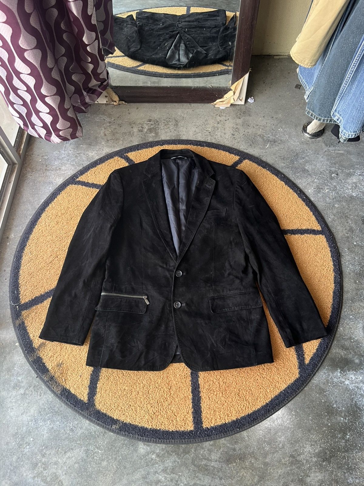 Lanvin 🔥Lanvin Suede Blazer Size 40R - 2 Thumbnail