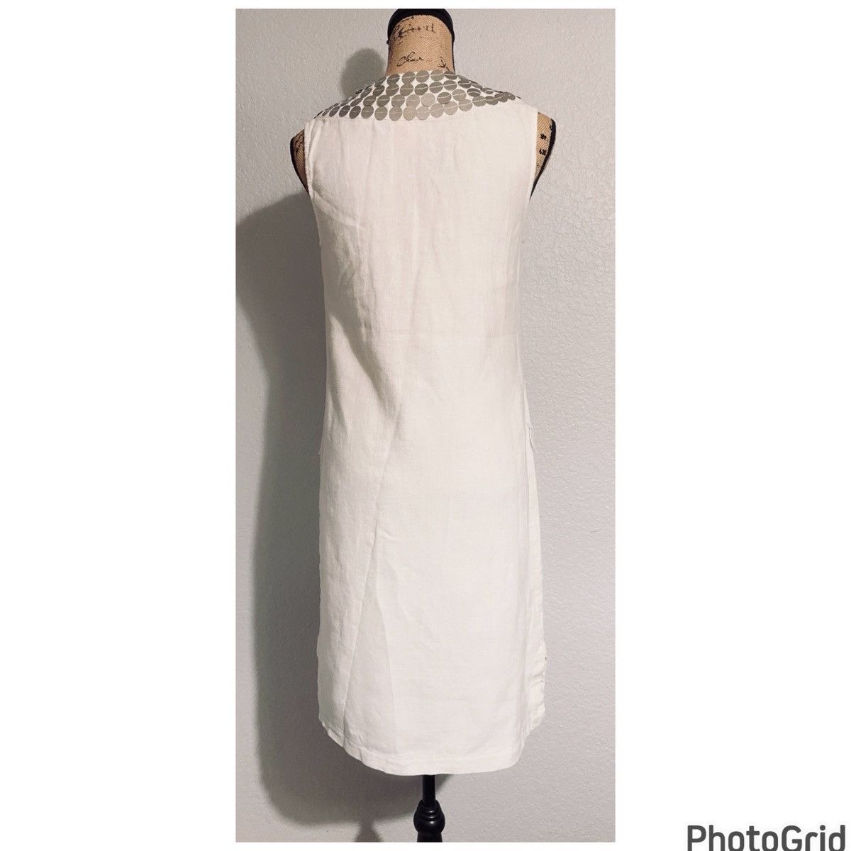 Tory Burch Tory Burch Embellished Linen Dress Size S / US 4 / IT 40 - 4 Thumbnail