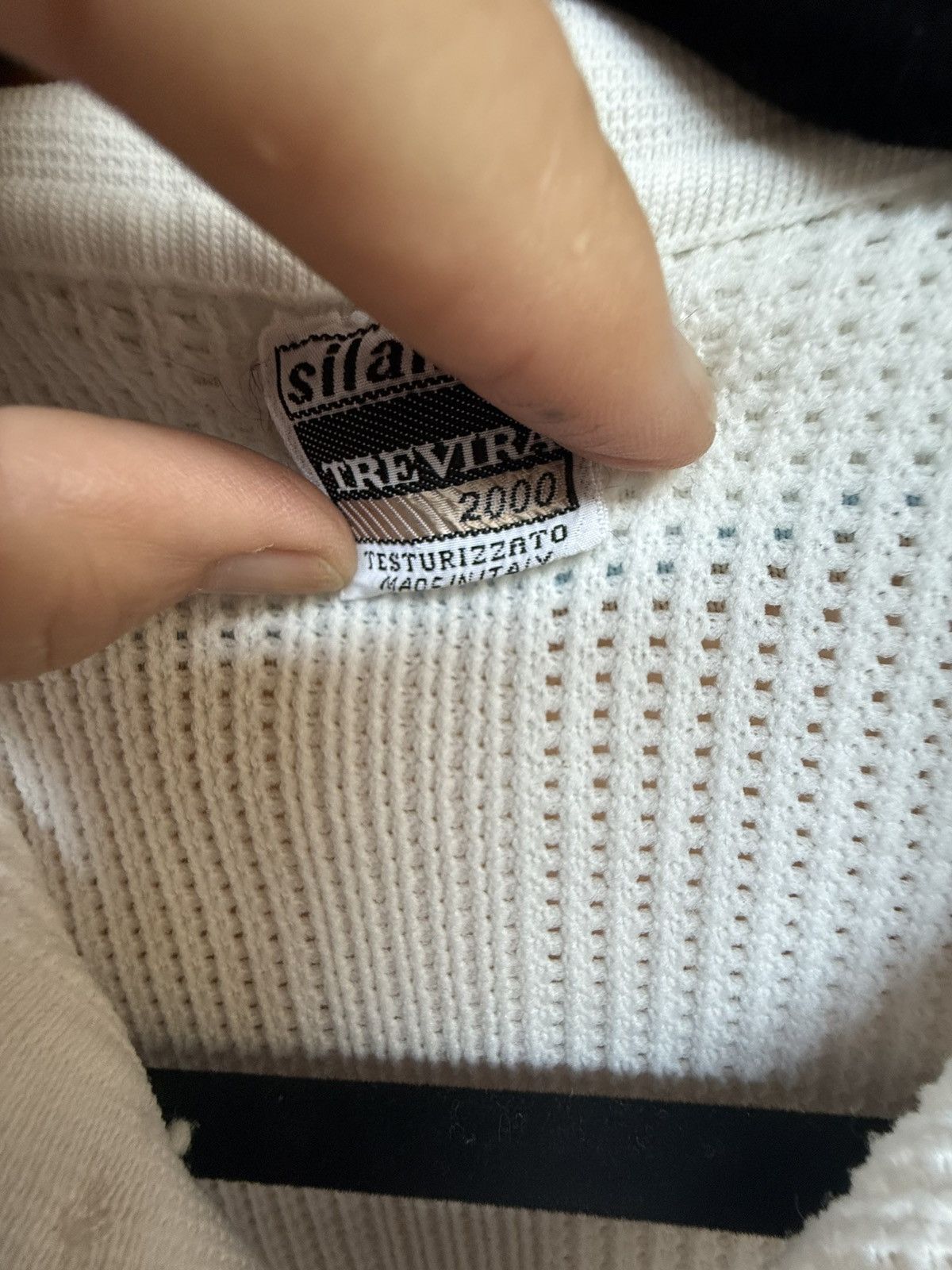 Vintage Vintage 60’s white poly polo Made in Italy. Size US S / EU 44-46 / 1 - 7 Thumbnail