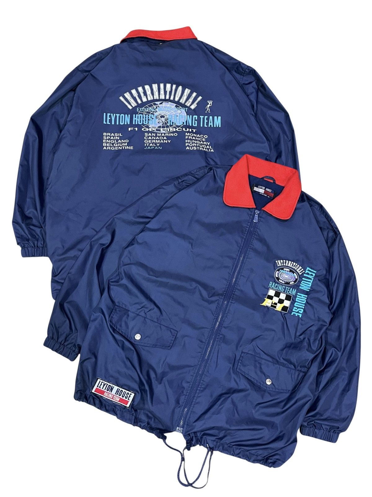 Formula 1 × Vintage 🏁Vintage 90’s LEYTON HOUSE RACING TEAM F1 JAPAN Nylon Jacket Size US M / EU 48-50 / 2 - 1 Thumbnail