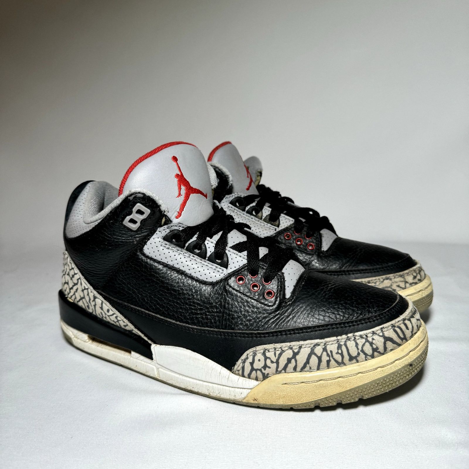 Jordan Brand × Nike Size 8 - Nike Air Jordan 3 Retro OG Black Cement Shoes Size US 8 / EU 41 - 1 Thumbnail
