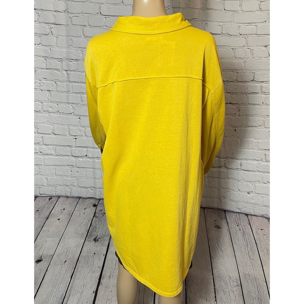 Other New Maurices Golden Aura Cotton Collegiate Shacket Shirt Si Size XXL / US 16-18 / IT 52-54 - 4 Thumbnail
