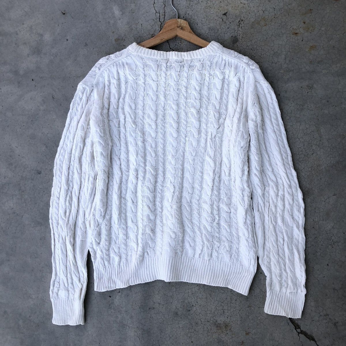 Aran Isles Knitwear × Japanese Brand 🔴Japanese GU Pureknit Pullover/Jumper Sweater Size US M / EU 48-50 / 2 - 8 Thumbnail