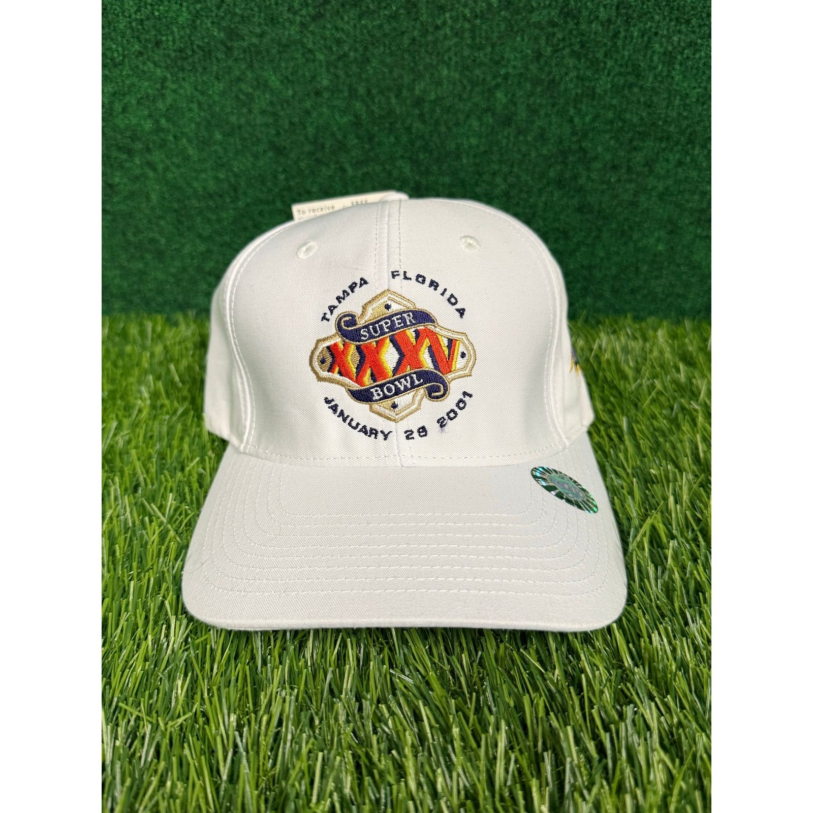 NFL 2001 Baltimore Ravens Super Bowl NWT Snapback Hat Vintage Size ONE SIZE - 1 Thumbnail