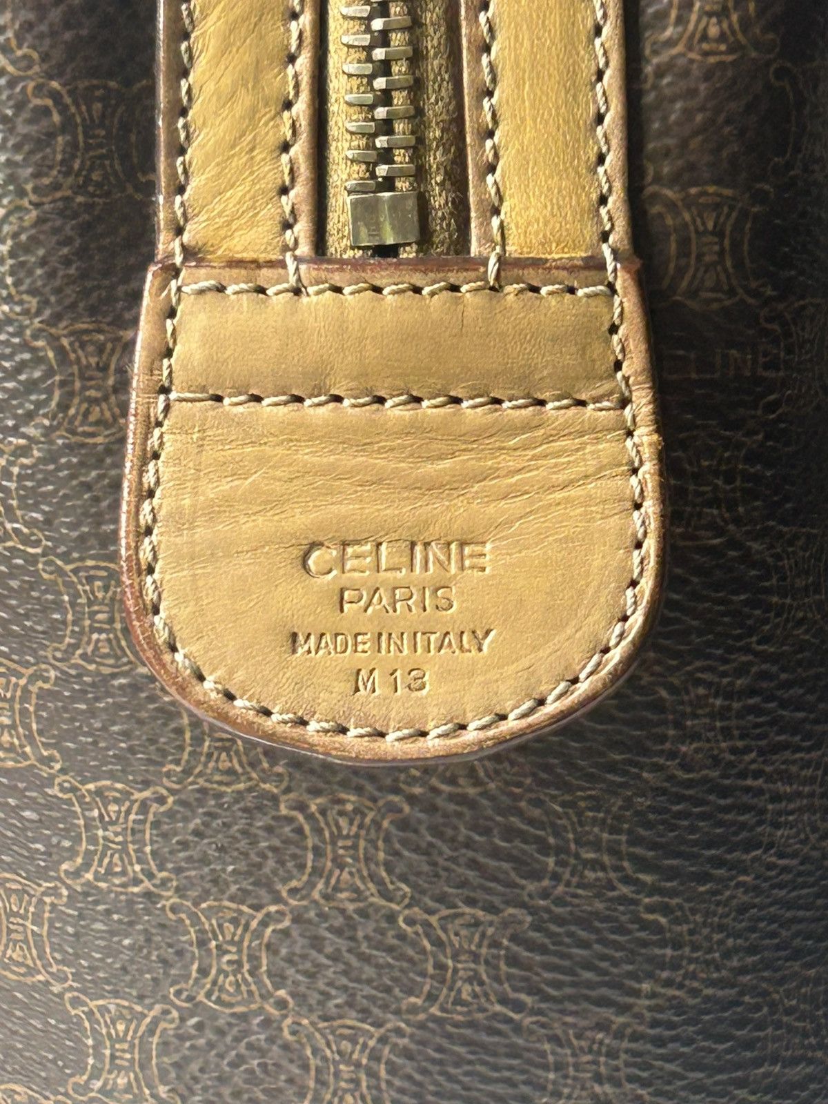 Celine Vintage Celine Macadam Mini Boston Bag Size ONE SIZE - 10 Thumbnail