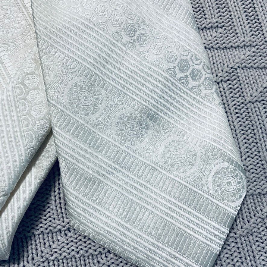 Vintage Vintage Gimbels white paisley tie Size ONE SIZE - 2 Thumbnail
