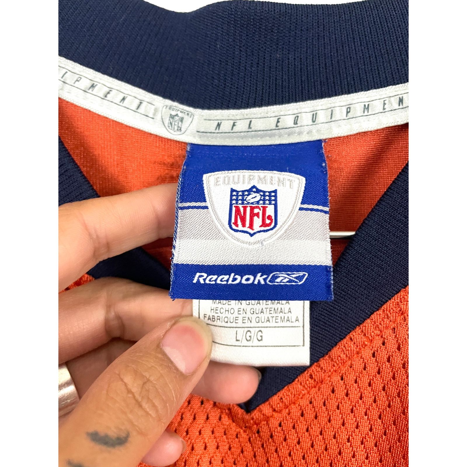Reebok Denver Broncos NFL Reebok Football Jersey #26 LARGE Bell Size US L / EU 52-54 / 3 - 4 Thumbnail