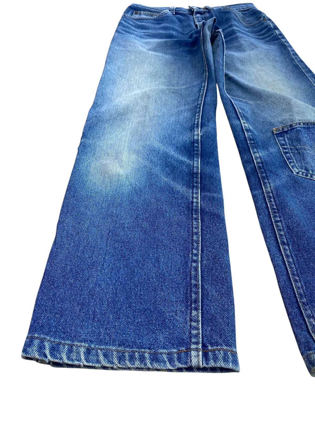 Lee Vintage Lee Brand Blues Wash Patchwork Loose Jeans Size US 28 / EU 44 - 7 Thumbnail