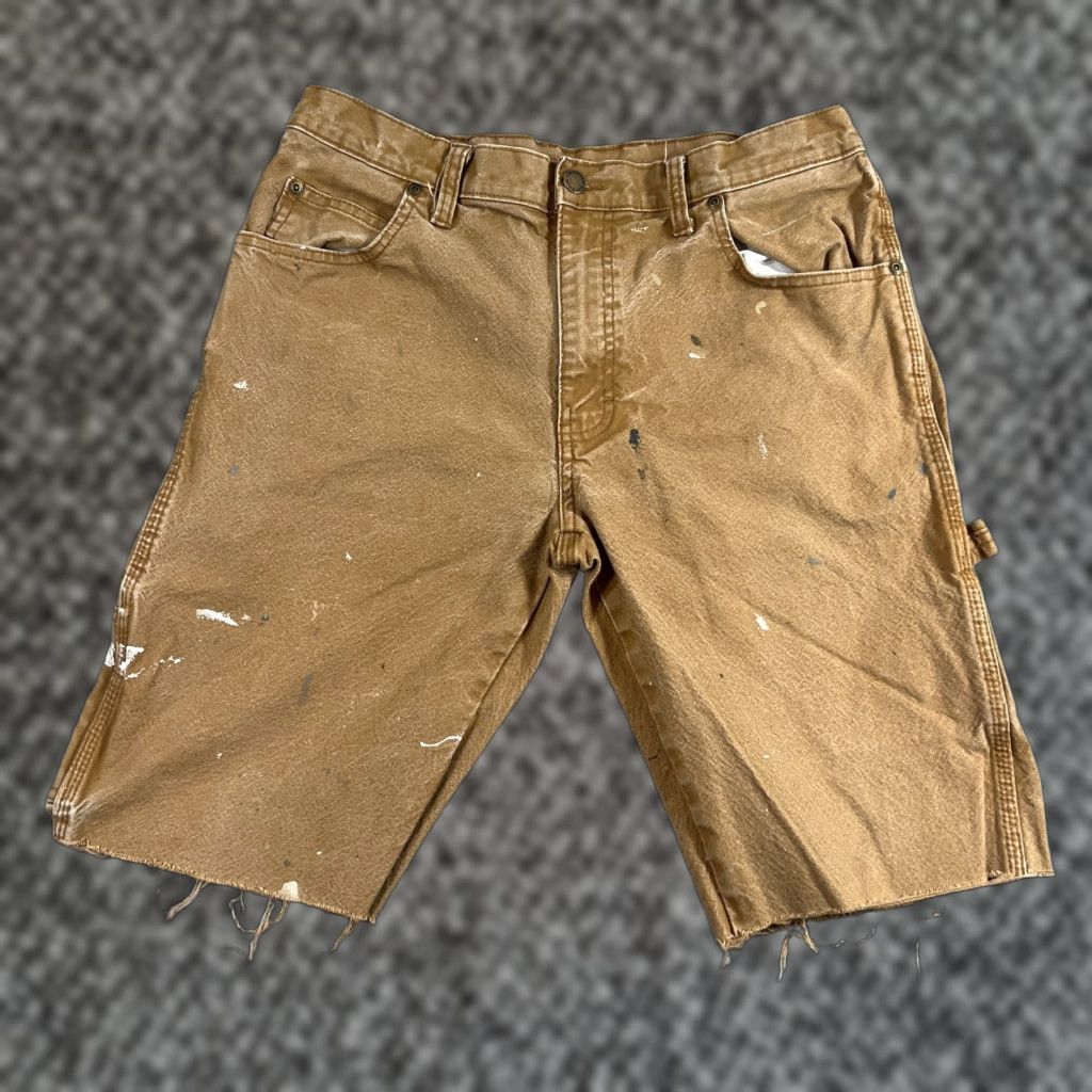 Dickies VINTAGE Dickies Cargo Shorts Men's 32 Brown Workwear Cotton 5-Pocket Relaxed Fit Size US 32 / EU 48 - 1 Thumbnail