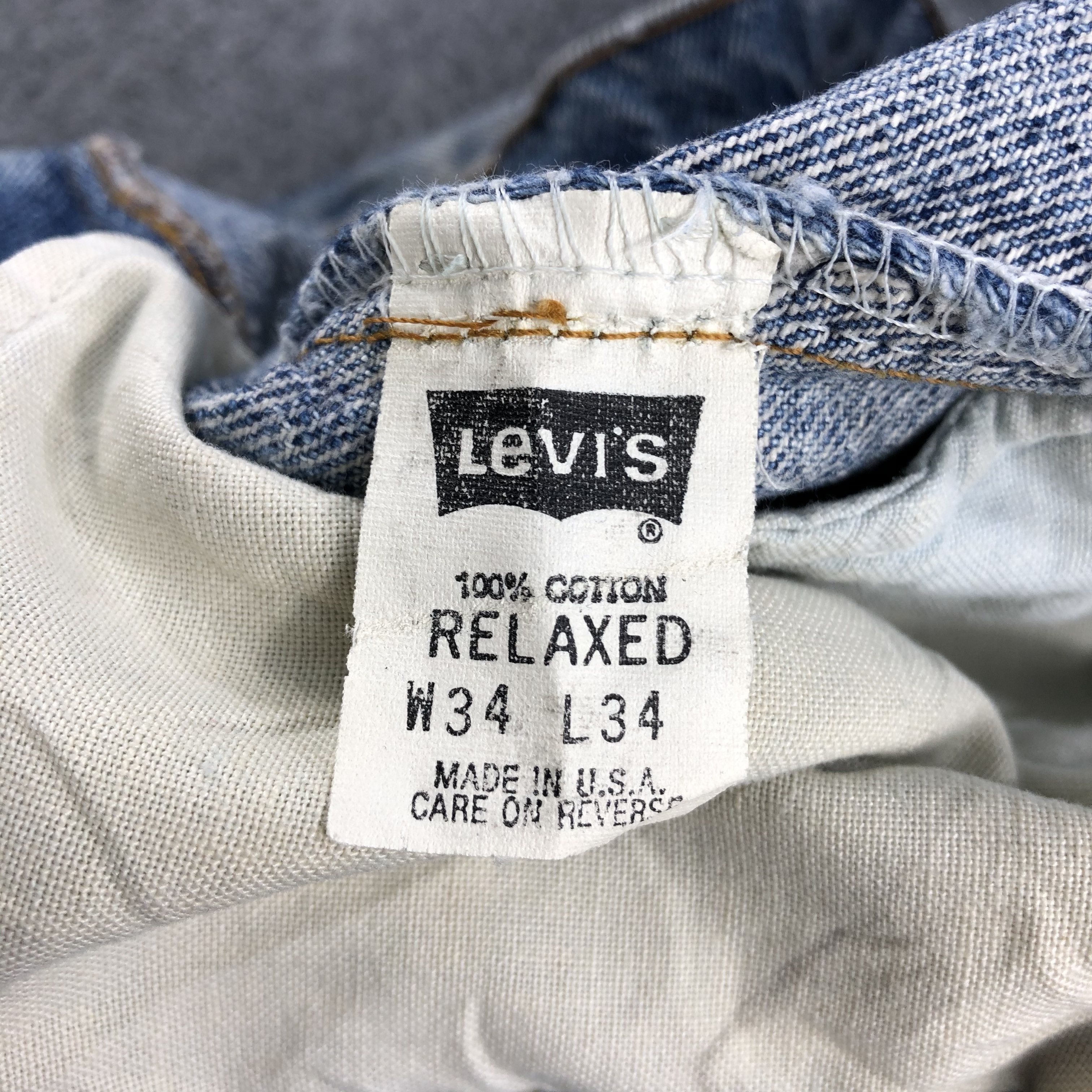 Levi's × Vintage Vintage 90s Light Wash Levis 540 Jeans-JM1292 Size US 33 - 10 Thumbnail