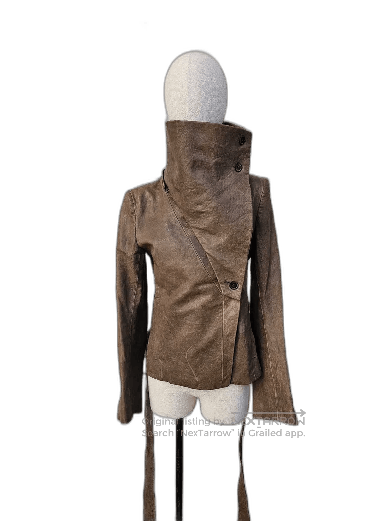 Ann Demeulemeester Women's Leather Jacket.