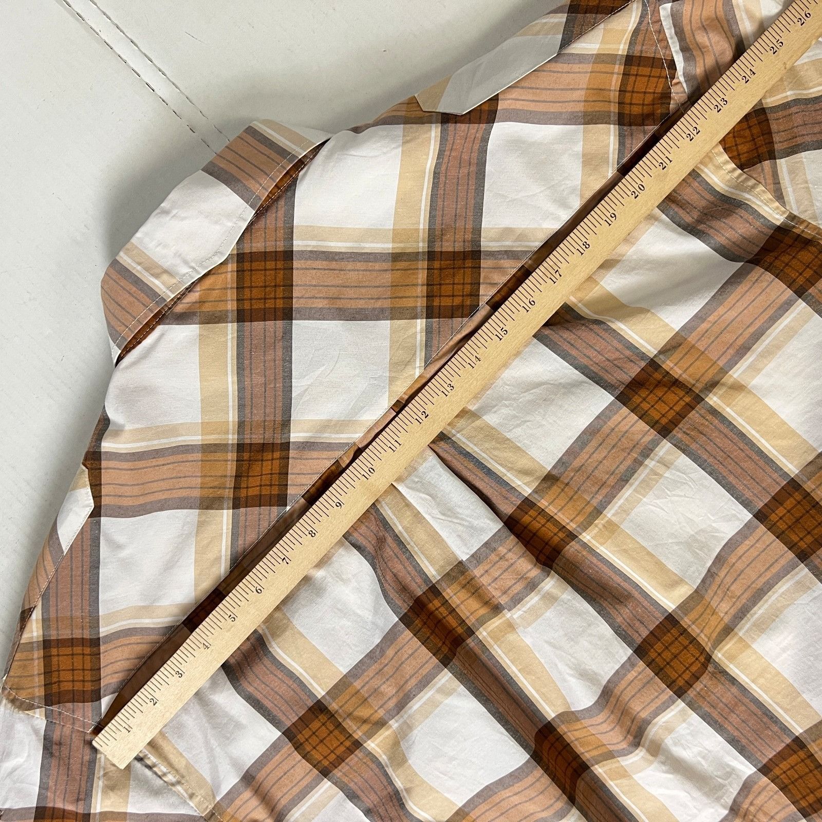 Other Knockout Mens Plaid Button Shirt size 3X / 2XL Tall True Fit Size US XXL / EU 58 / 5 - 11 Thumbnail