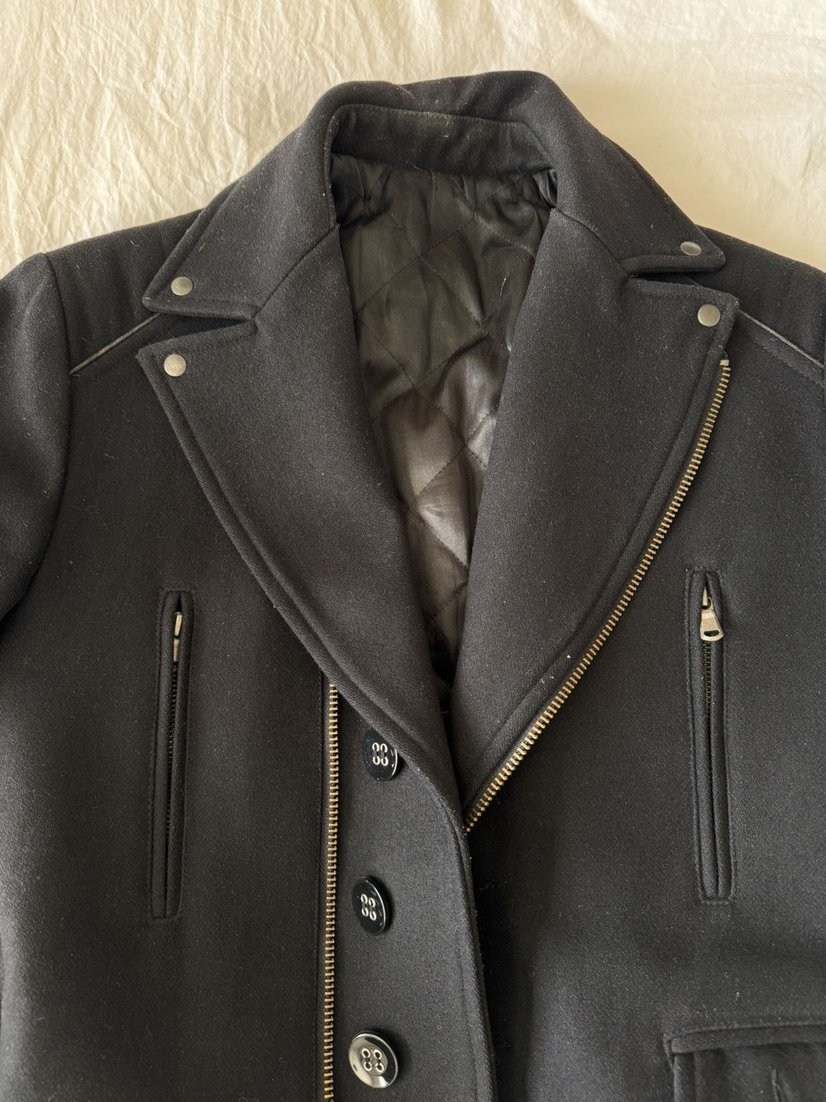 BILLTORNADE Black Wool & Cashmere Coat Size US S / EU 44-46 / 1 - 2 Thumbnail