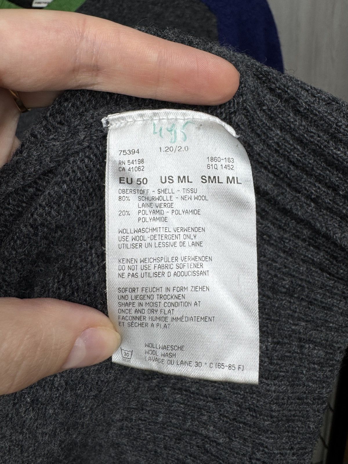 Bogner Bogner Fire + Ice multicolor wool ornament sweater jumper Size US M / EU 48-50 / 2 - 10 Thumbnail