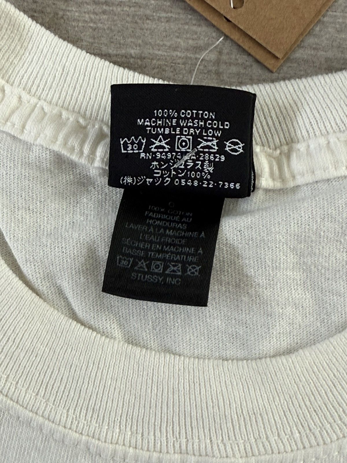 Stussy Stussy Classic Gear 1905084 Pigment Dyed Natural Tee Large Size US L / EU 52-54 / 3 - 6 Thumbnail
