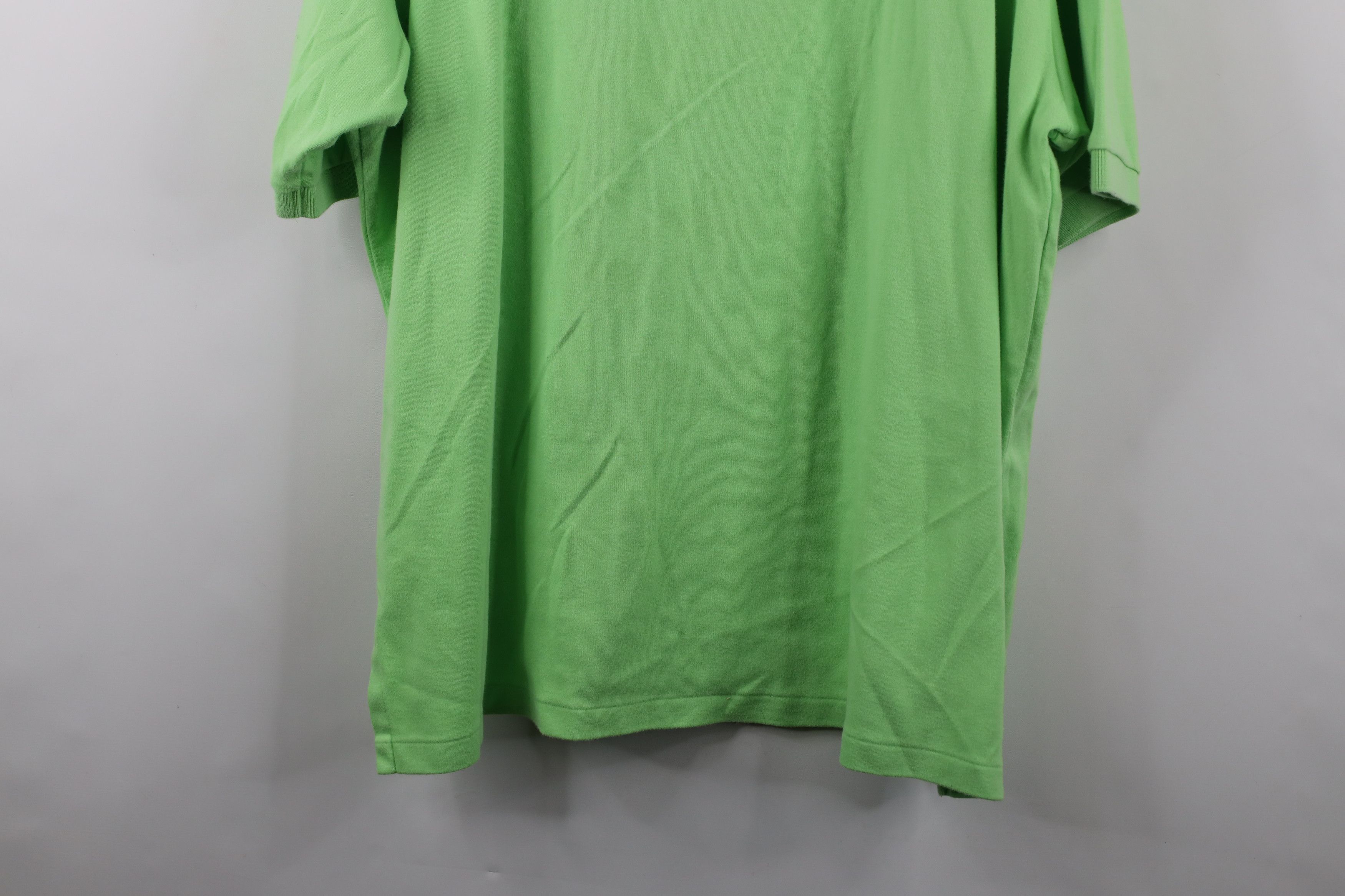 Ralph Lauren × Vintage Vintage 90s Ralph Lauren Cotton Touch Polo Shirt Lime Green Size US XL / EU 56 / 4 - 13 Thumbnail