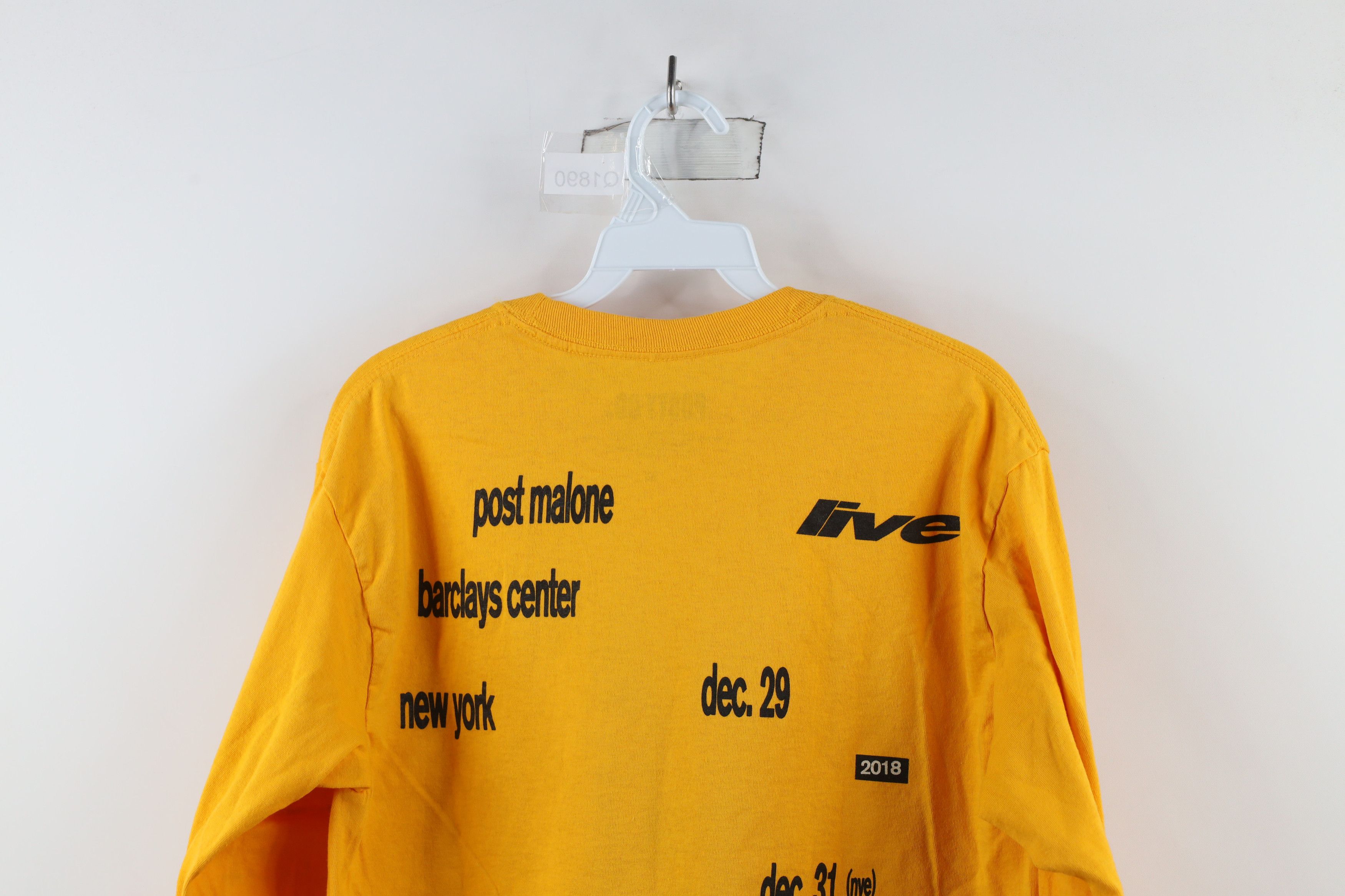Vintage Vintage Y2K Posty Co 2018 Post Malone Long Sleeve T-Shirt Size US M / EU 48-50 / 2 - 15 Thumbnail