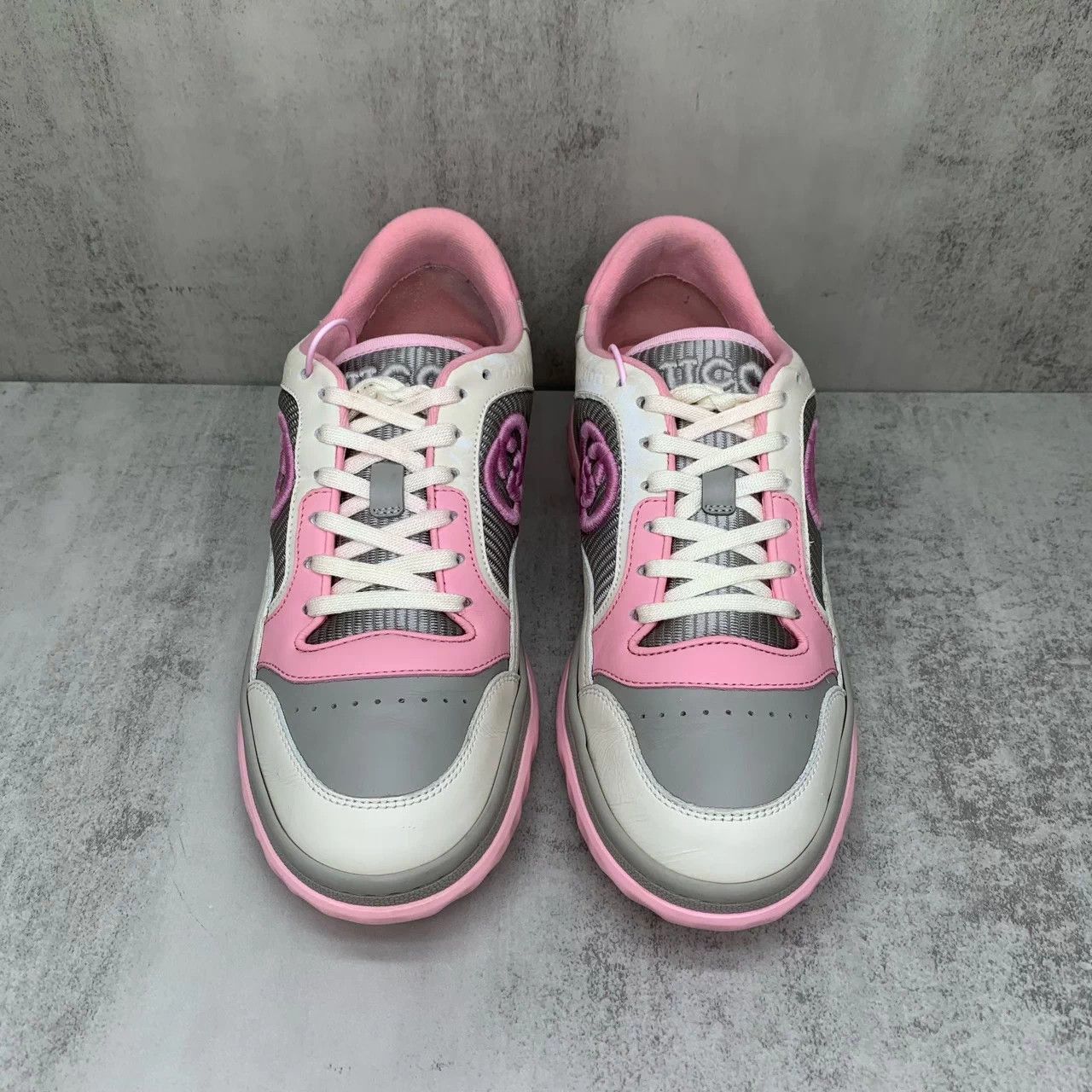 Gucci Gucci mac80 Pink/White Sneakers Women's 95New 37 Size US 6.5 / EU 39-40 - 4 Thumbnail