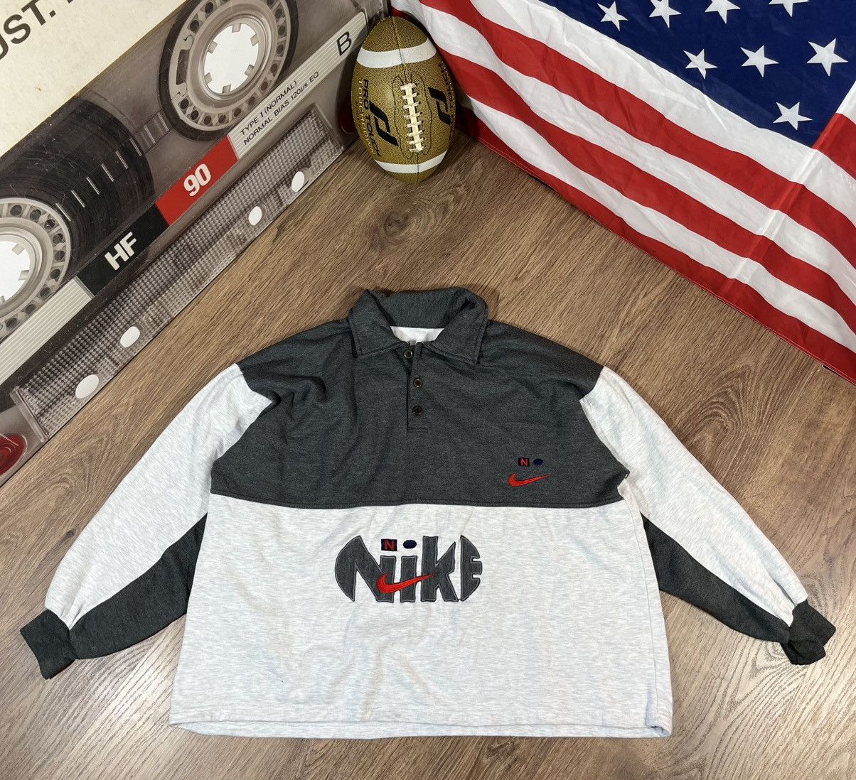 Nike Nike Vintage Oversized Sweatshirt 90s Size US XL / EU 56 / 4 - 1 Thumbnail