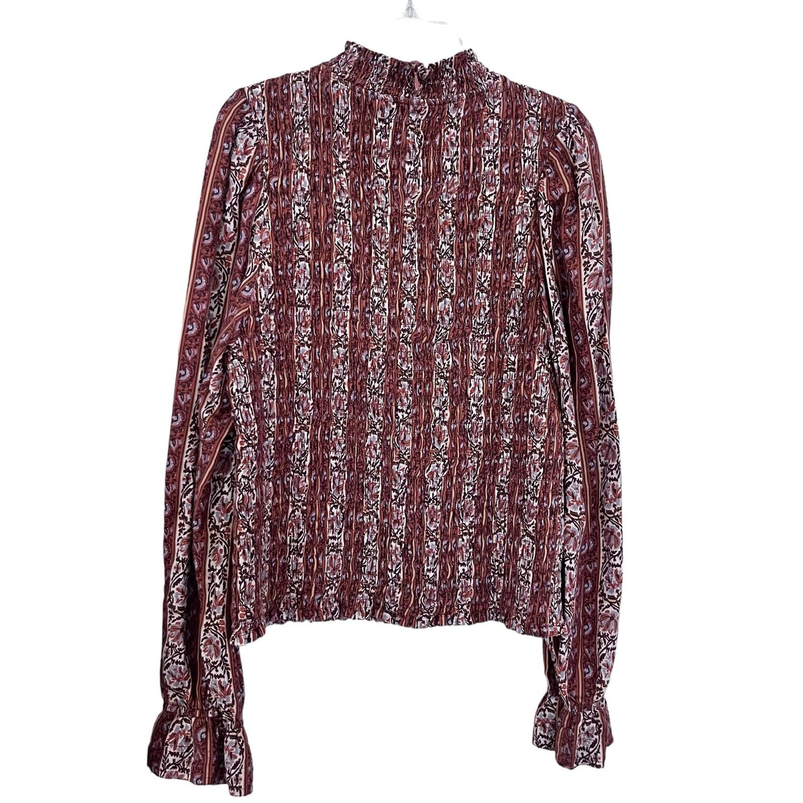Marie Oliver Marie Oliver Glennon Mock Neck Top in Sedona Stripe Size M / US 6-8 / IT 42-44 - 6 Thumbnail