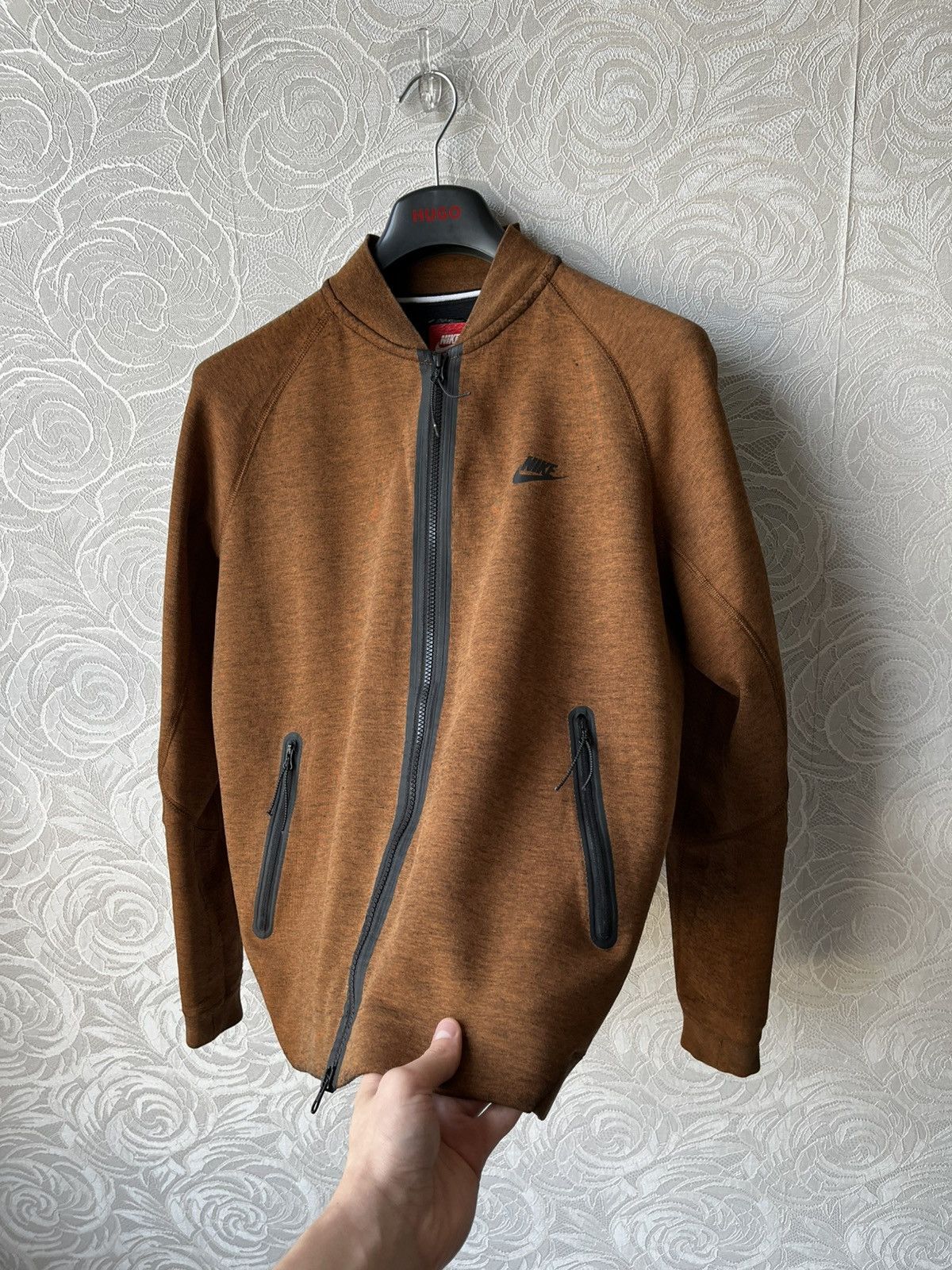 Nike NIKE TECH FLEECE BROWN VARSITY ZIP JACKET 1MM MENS L SIZE Size US L / EU 52-54 / 3 - 2 Thumbnail