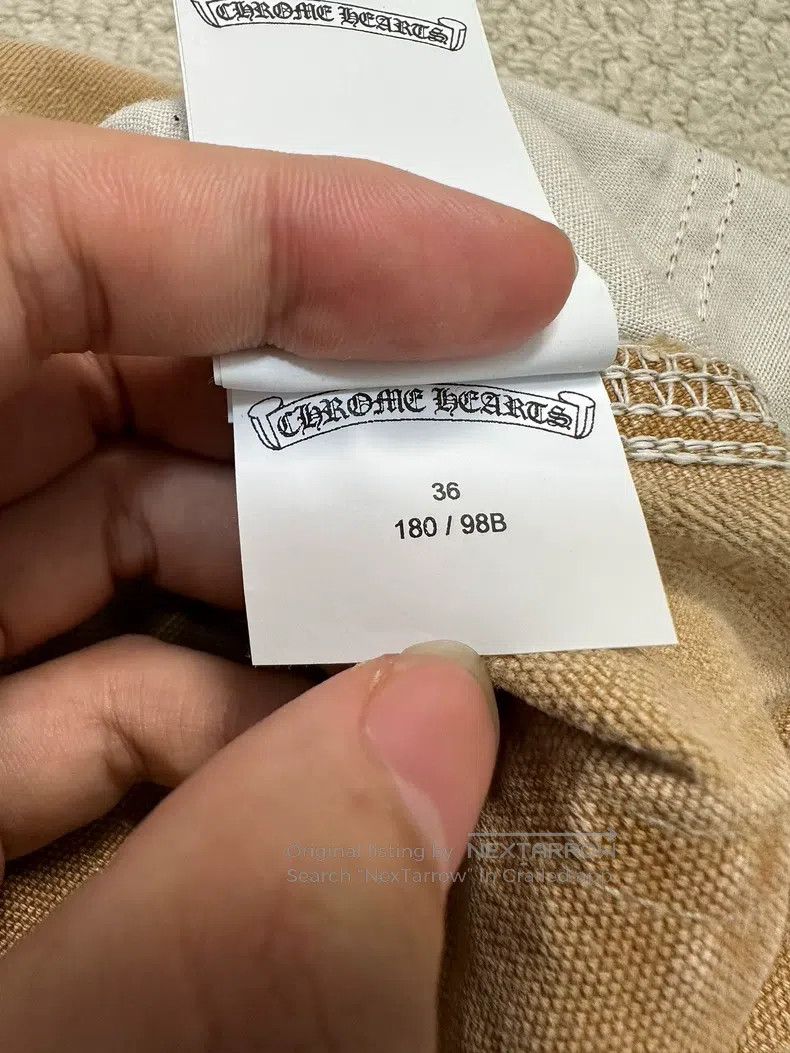 Chrome Hearts CHROME HEARTS 36 Orange star leather knee overalls Size US 36 / EU 52 - 8 Thumbnail