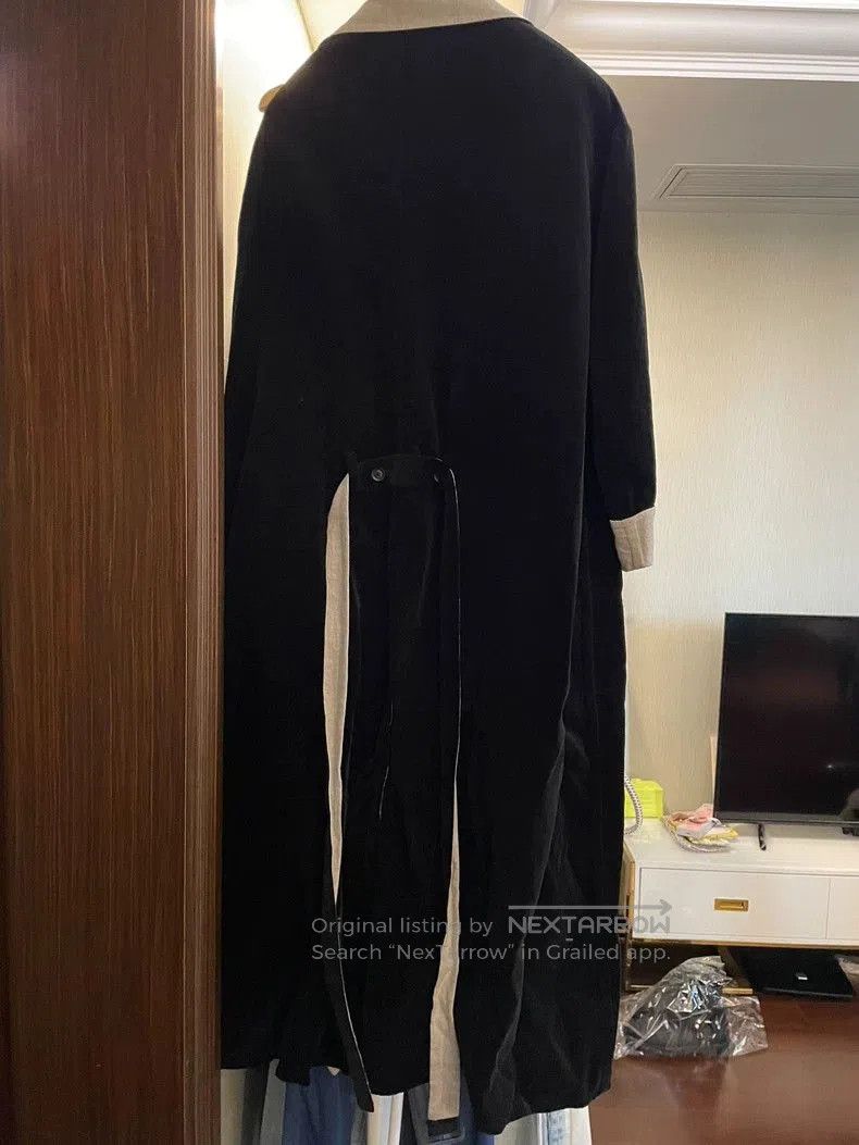 Yohji Yamamoto Yohji Yamamoto 21AW Linen Velvet Coat. Size US XL / EU 56 / 4 - 3 Thumbnail
