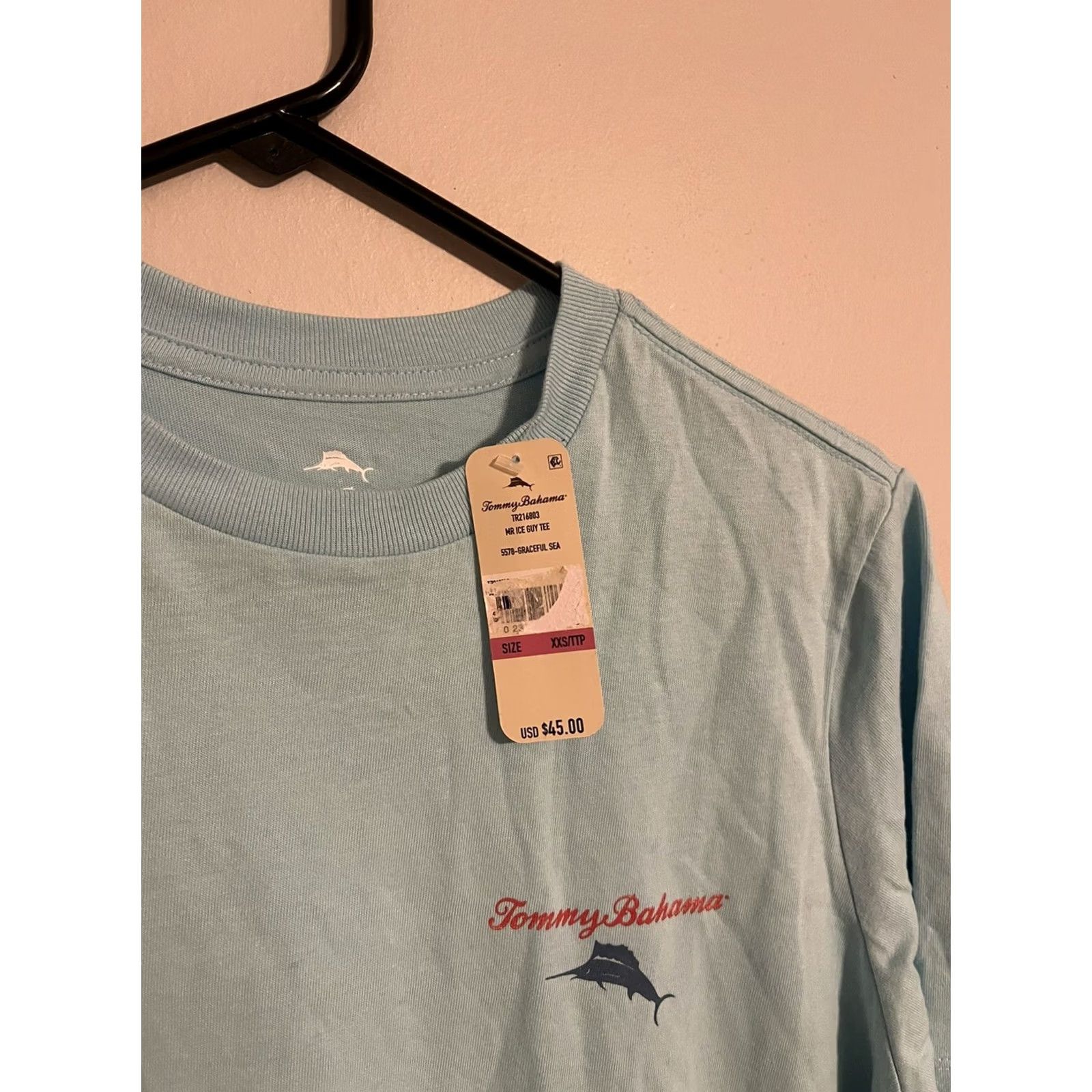 Tommy Bahama VINTAGE Tommy Bahama Relax No More Mr Ice Guy Light Blue T-Shirt MensXXS - 2XS Size US XXS / EU 40 - 3 Thumbnail
