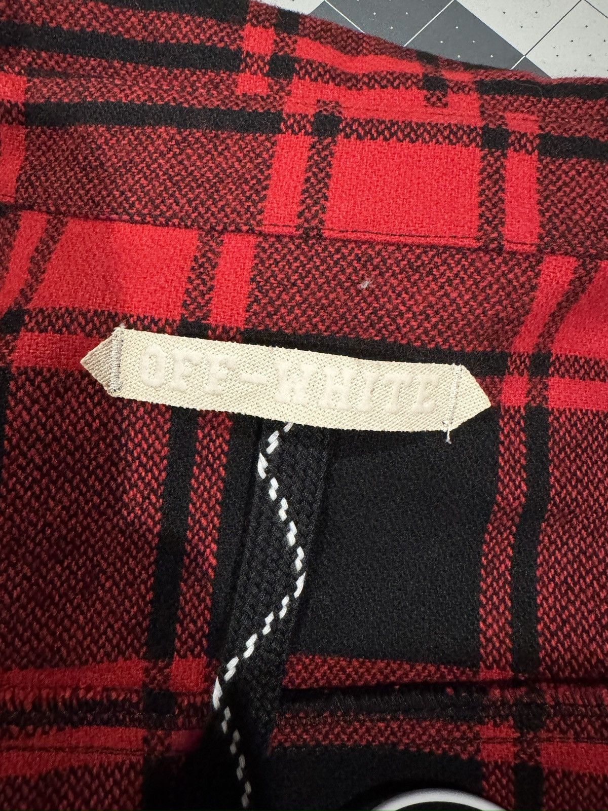 Off-White Off-White 13 Red Flannel Size US XS / EU 42 / 0 - 4 Thumbnail