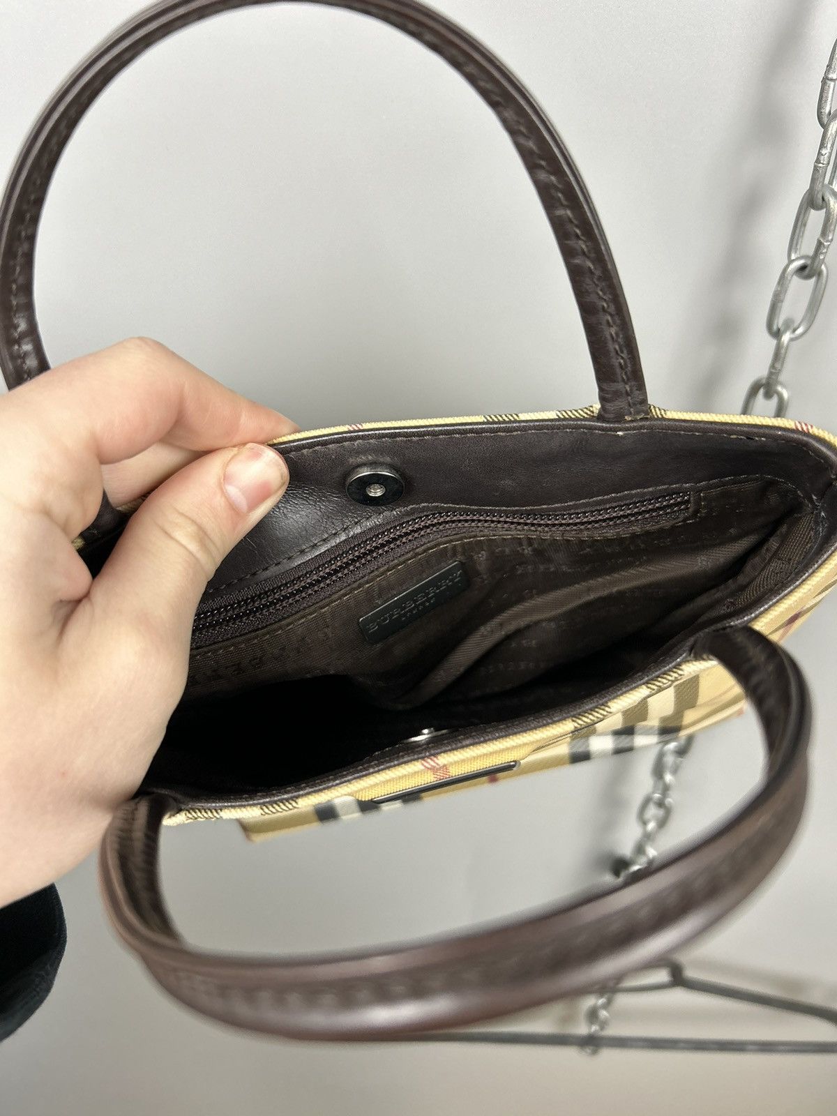 Burberry Burberry Nova Check Tote Bag Burberry London Size ONE SIZE - 19 Thumbnail