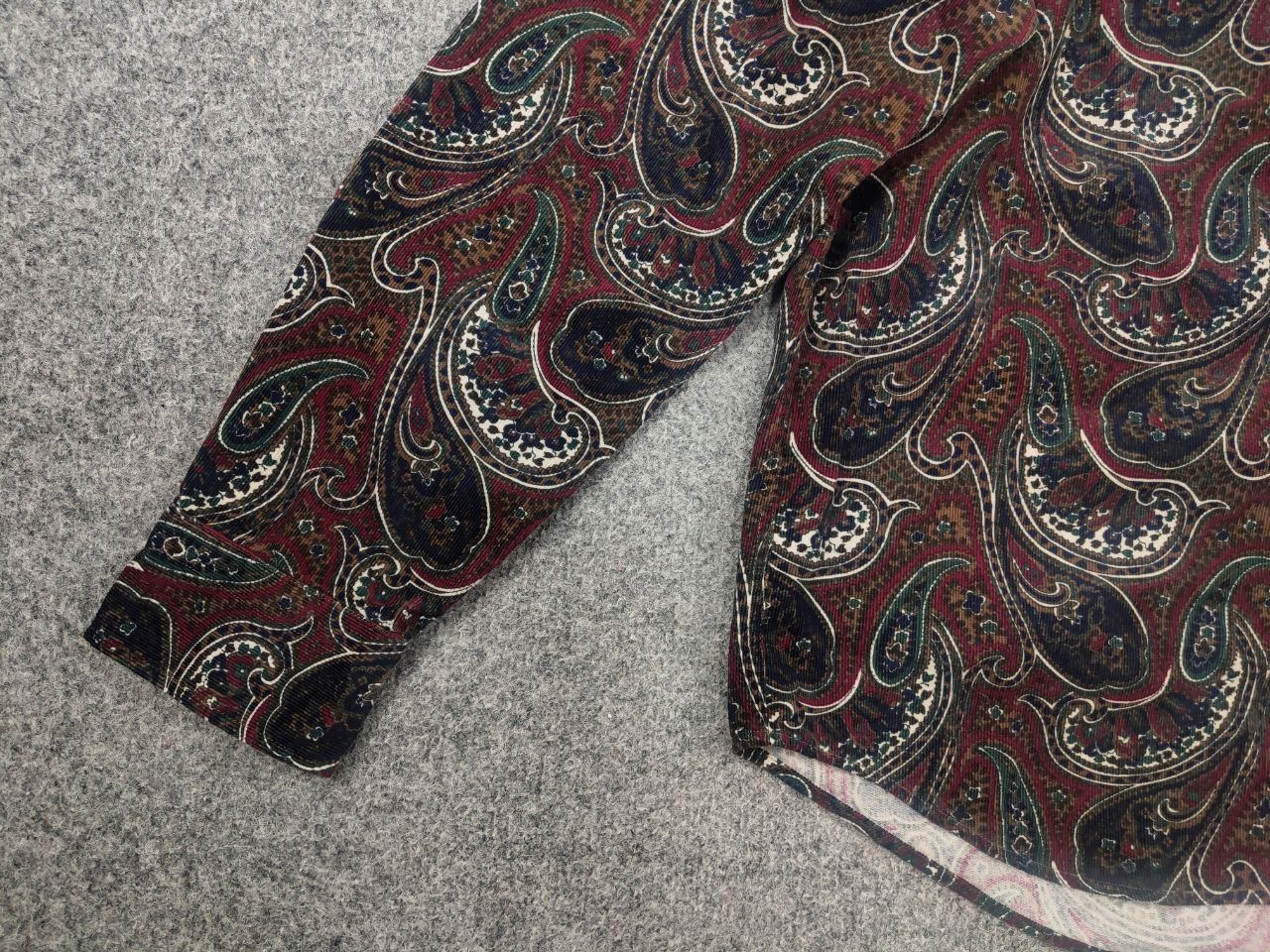 Gant Gant Paisley Corduroy Button Shirt Plumped Vintage RRL Style Size US XL / EU 56 / 4 - 7 Thumbnail