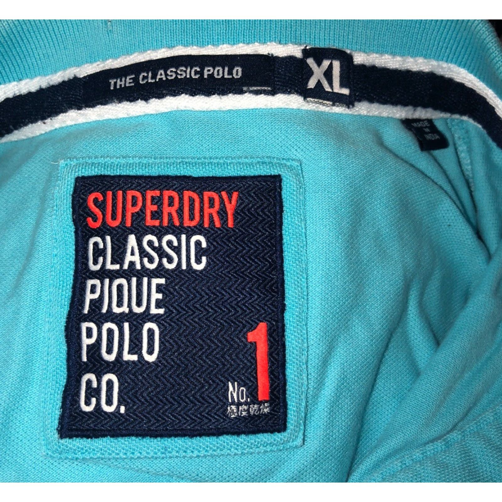 Superdry Super Dry Classic Polo Shirt Mens Blue Golf Size XL 21.5 Inch Armpit Size US XL / EU 56 / 4 - 5 Thumbnail
