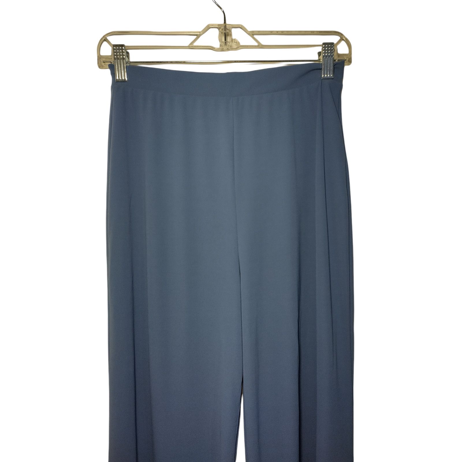 Zara ZARA Womens Ankle Pants Pull On Slit Hem Front Blue Medium Size 30" / US 8 / IT 44 - 4 Thumbnail