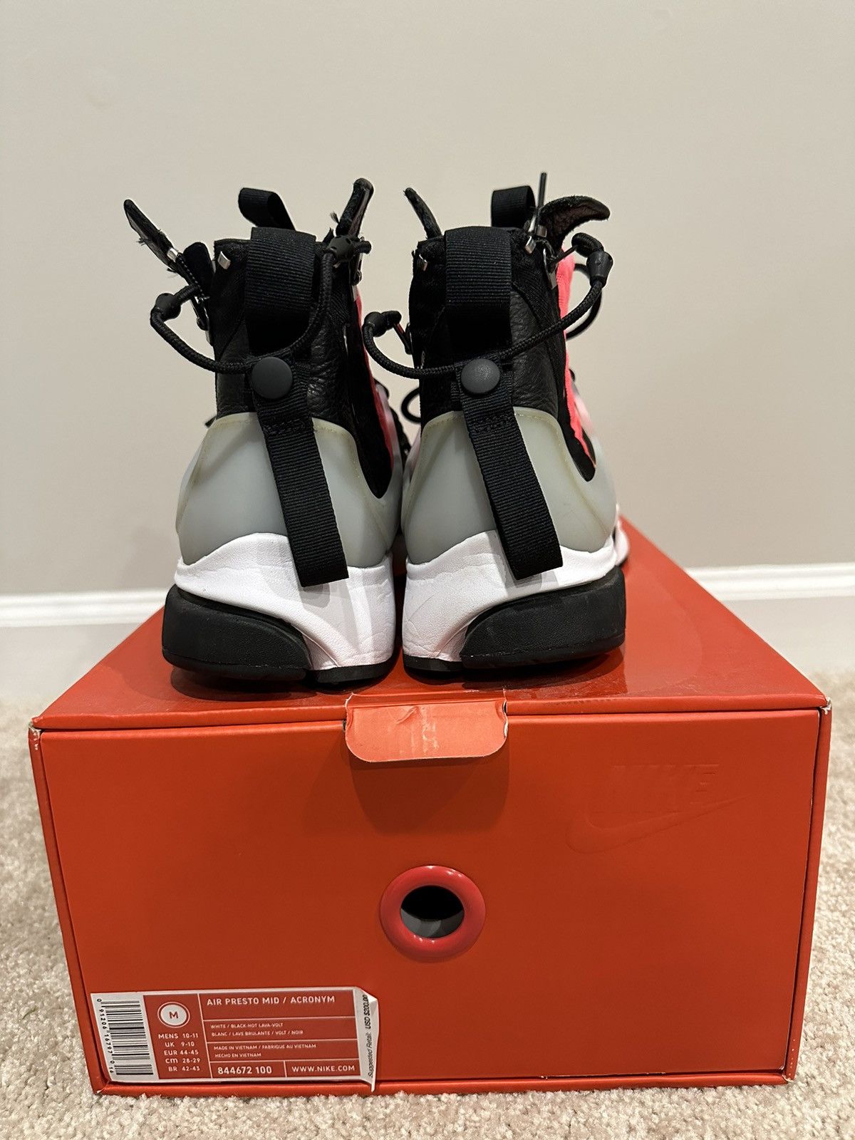 Acronym × Nike Nike Air Presto “ Acronym Volt” Size US 10.5 / EU 43-44 - 3 Thumbnail