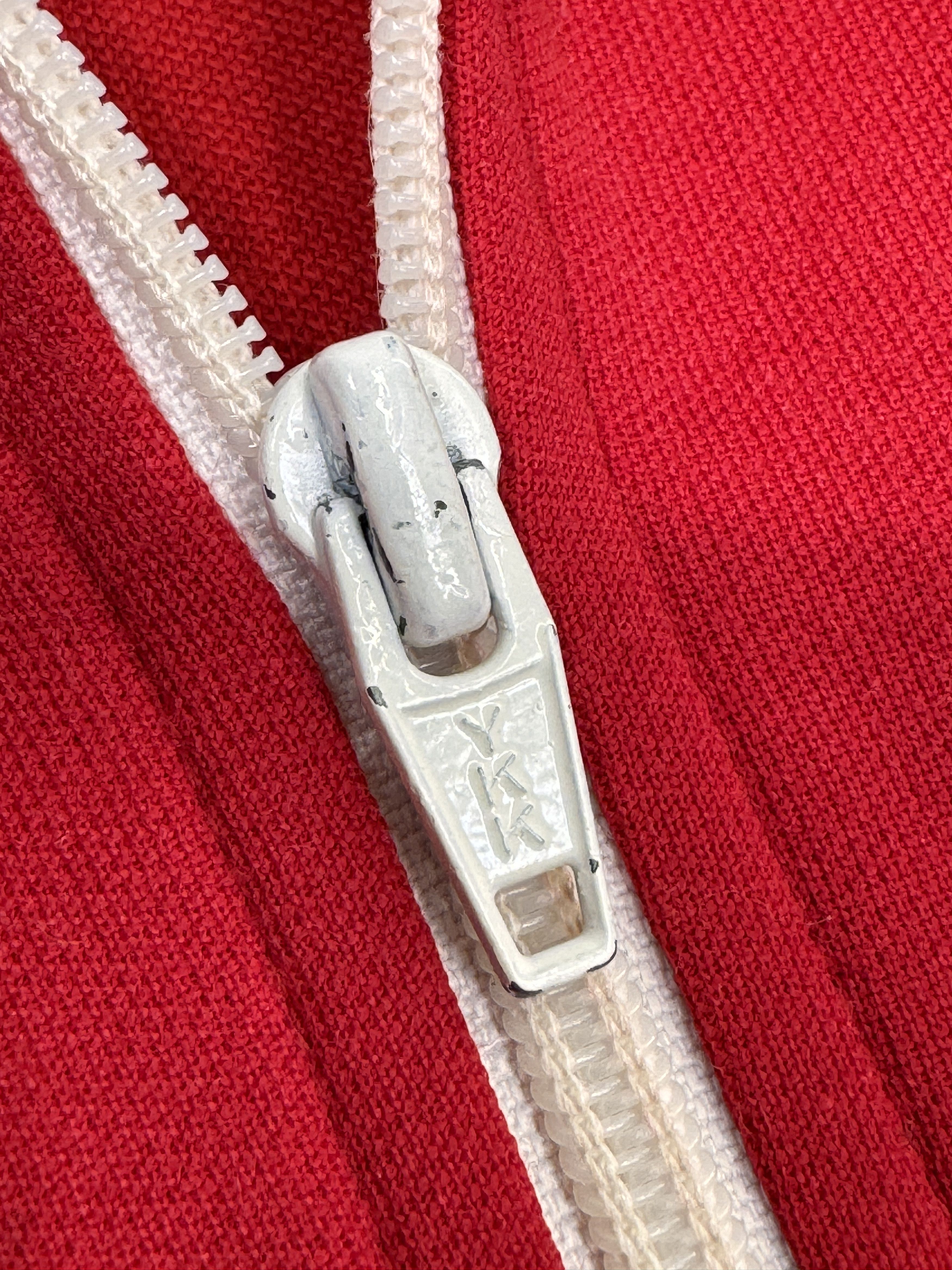 Adidas 80s Adidas Track Jacket HONG KONG Red Color & White Stripes Size US M / EU 48-50 / 2 - 5 Thumbnail