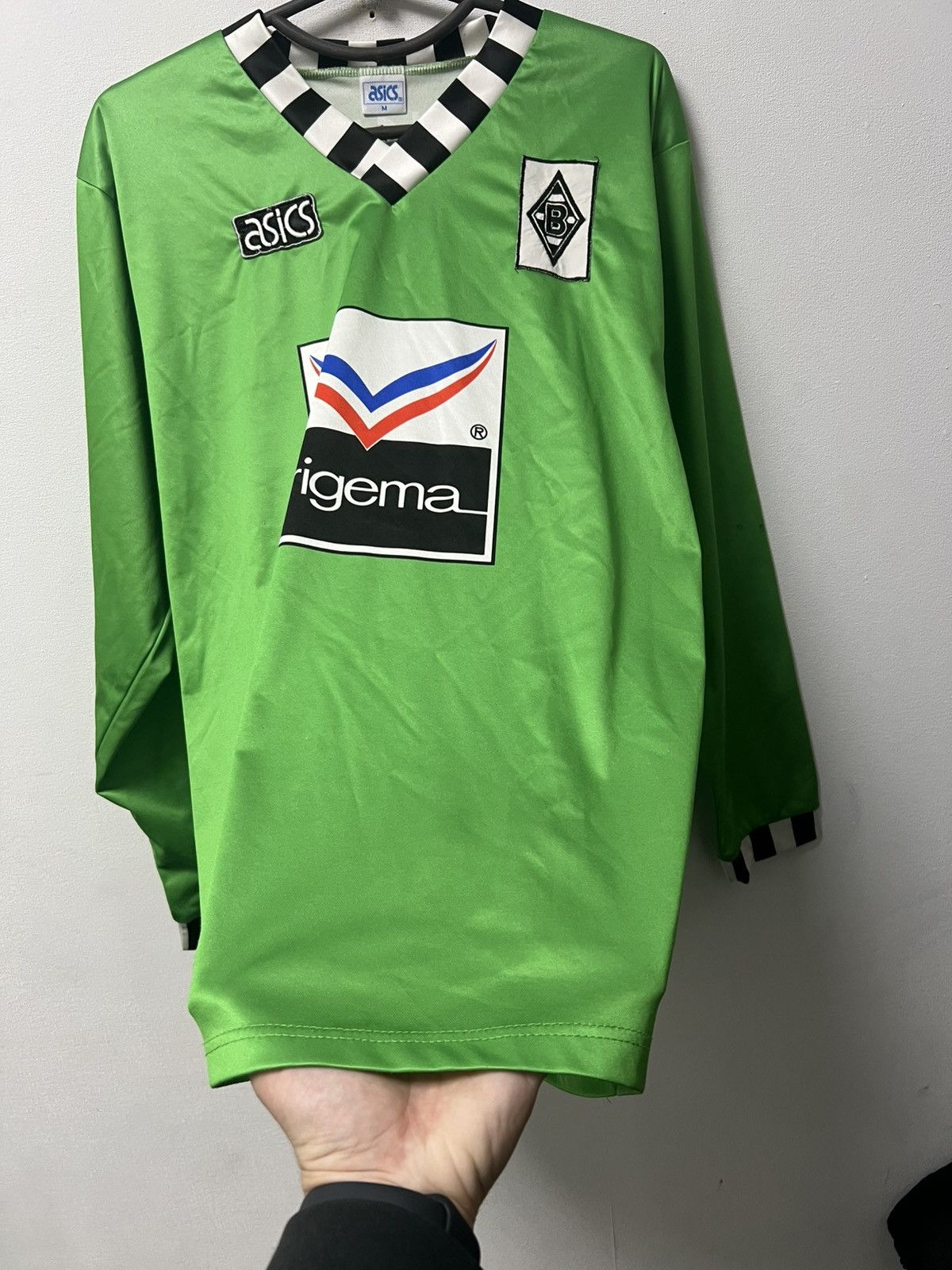 Asics 92/94 Borussia Mönchengladbach Asics Away Shirt Long Sleeve Size US M / EU 48-50 / 2 - 5 Thumbnail