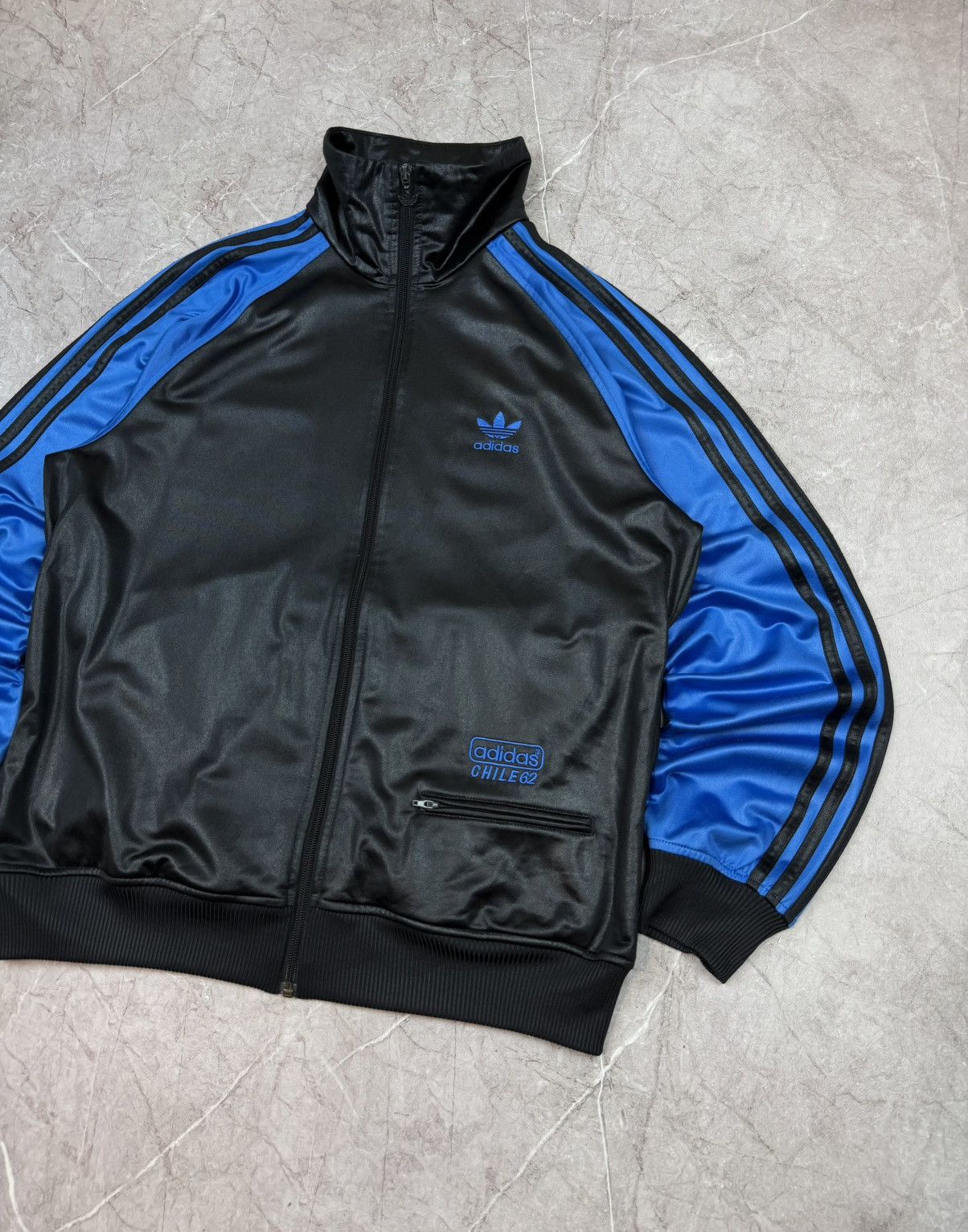 Adidas Adidas Chile 62 Vintage Limited Track Jacket Shiny Black Size US M / EU 48-50 / 2 - 4 Thumbnail
