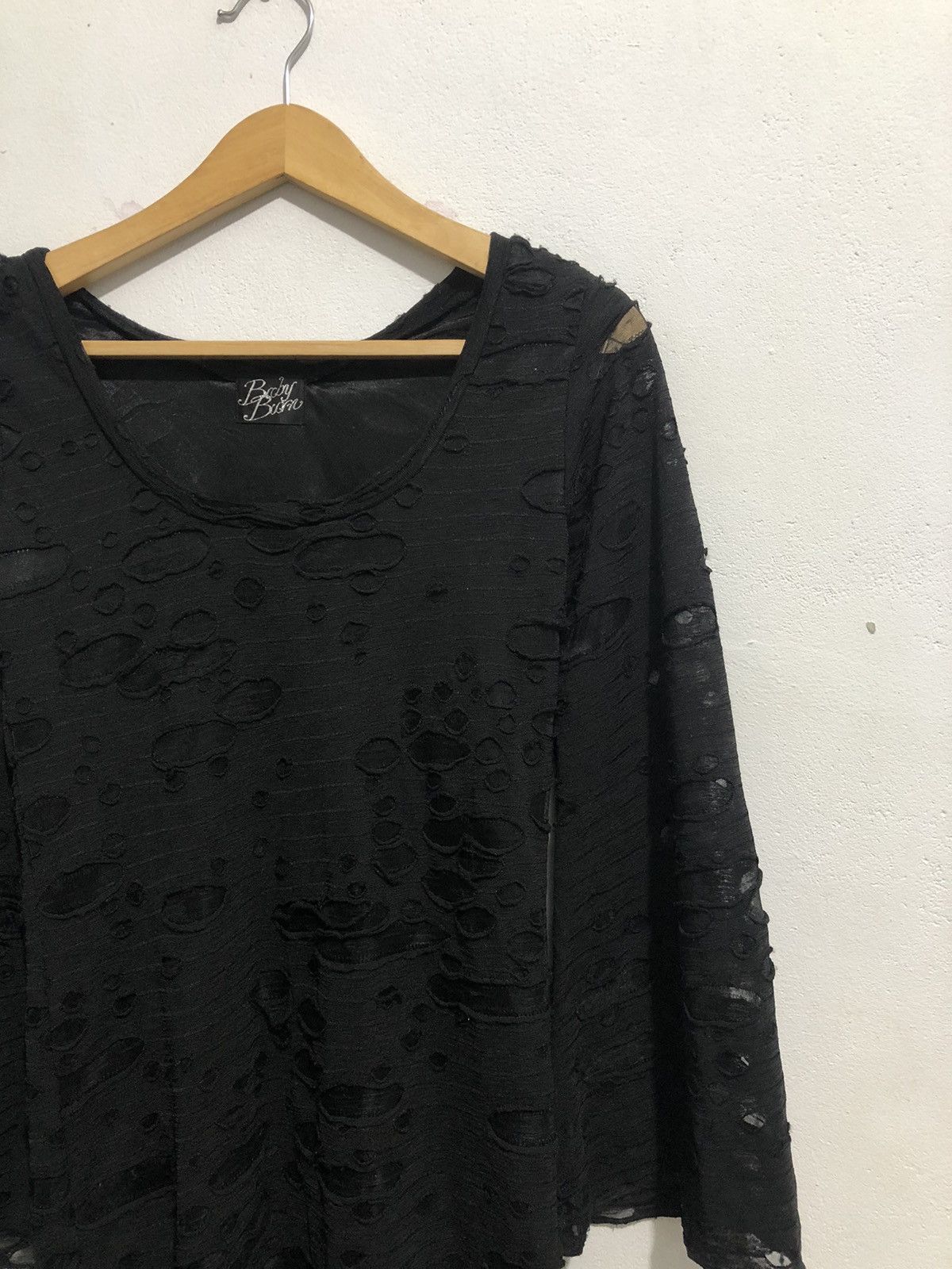 If Six Was Nine Japanese Distressed LongSleeve Isseymiyake Style Size US M / EU 48-50 / 2 - 3 Thumbnail
